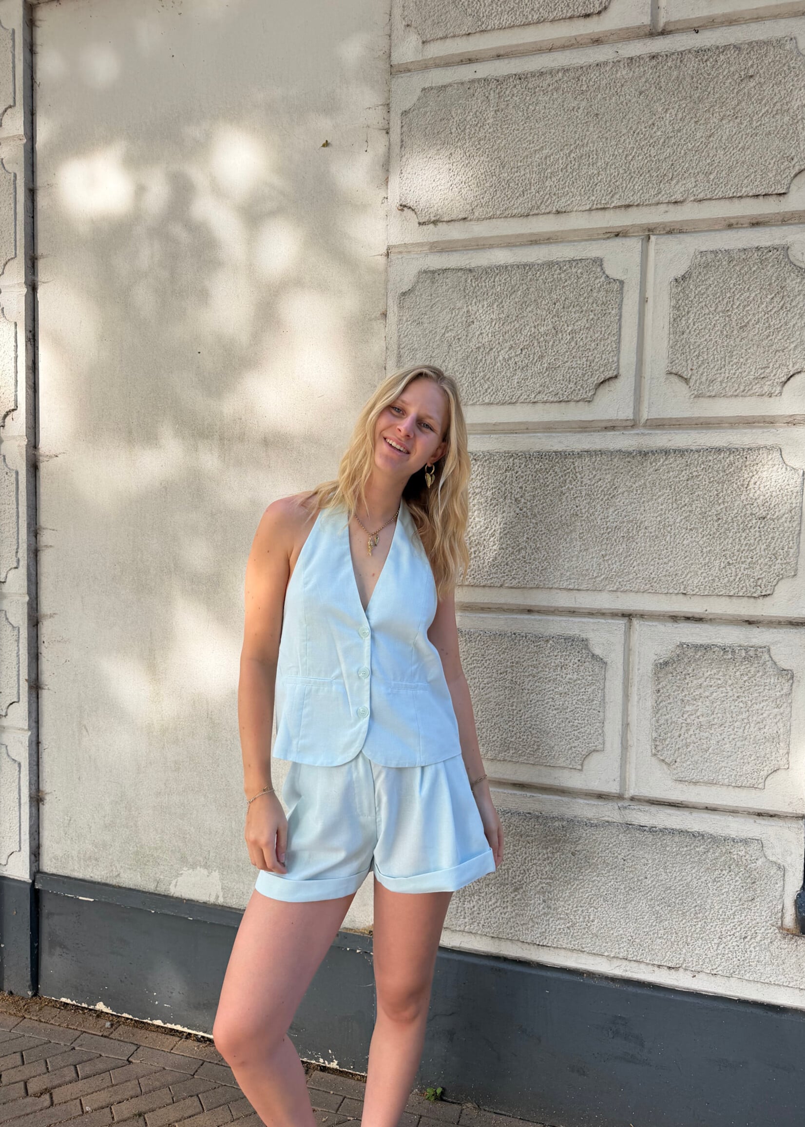 Flo Boutique Short Keesje Light Blue