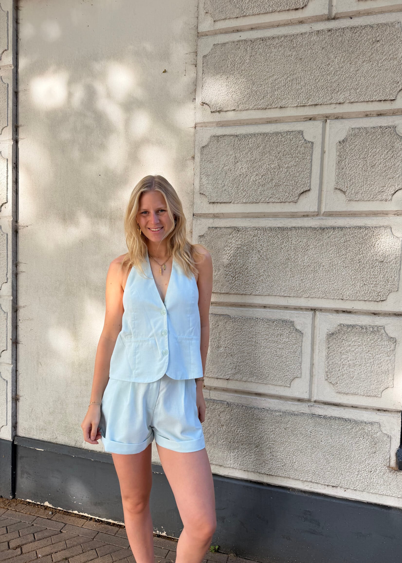 Flo Boutique Short Keesje Light Blue