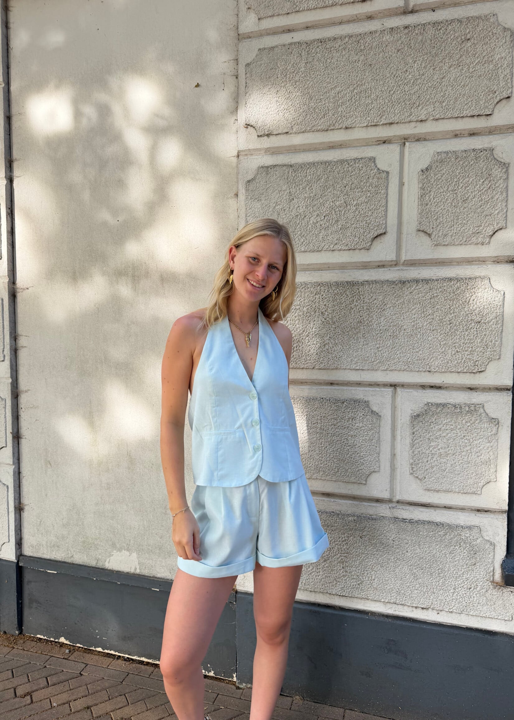 Flo Boutique Short Keesje Light Blue