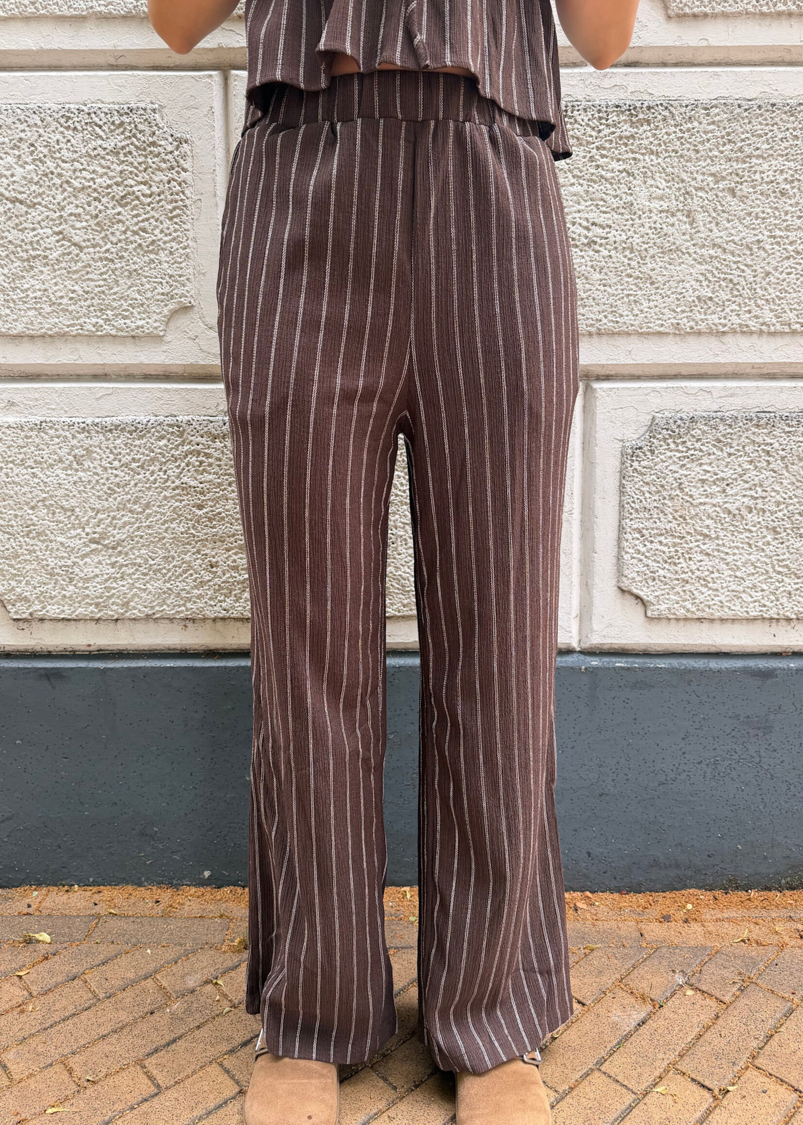 Flo Boutique Broek Lonne Coffee