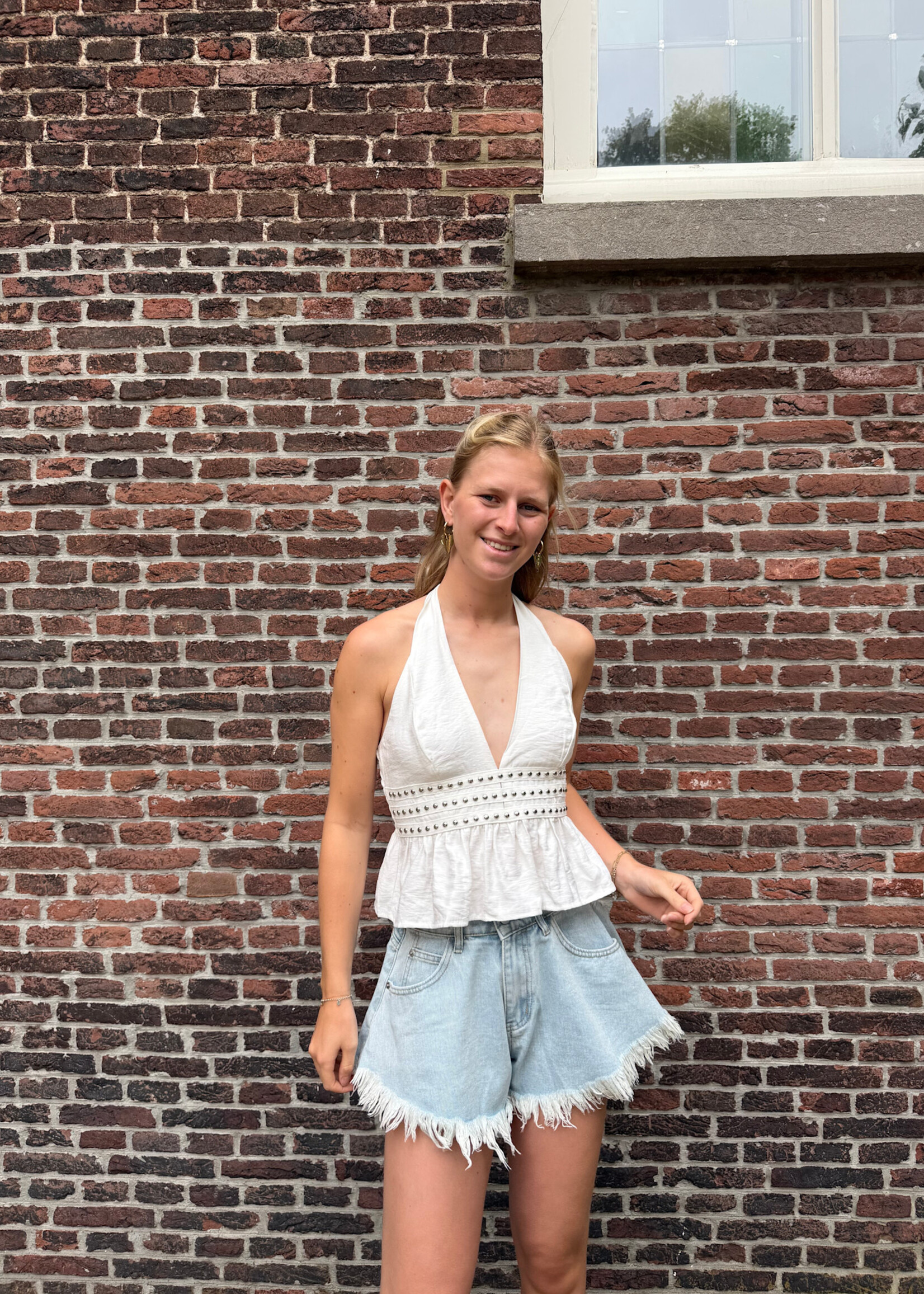 Flo Boutique Top Demi White