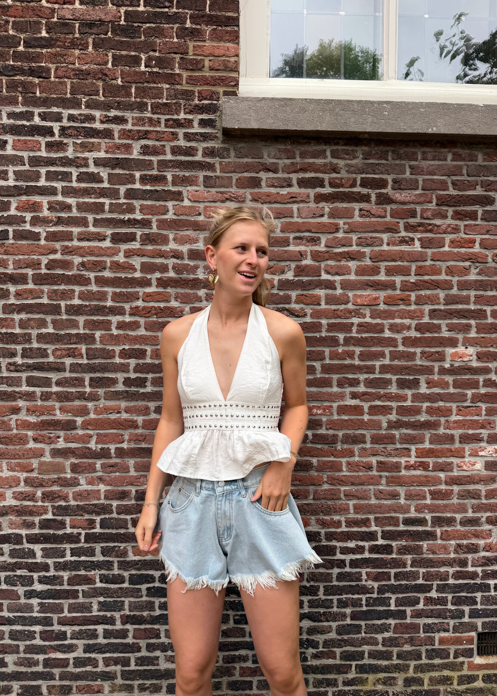 Flo Boutique Top Demi White