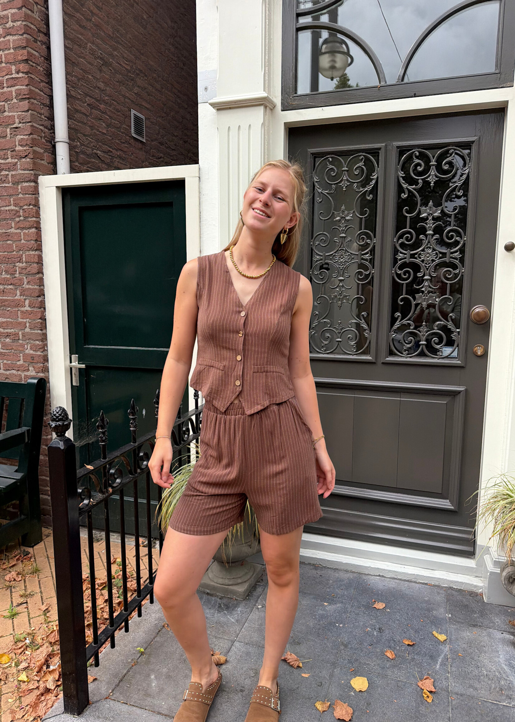 Flo Boutique Short Malina Brown