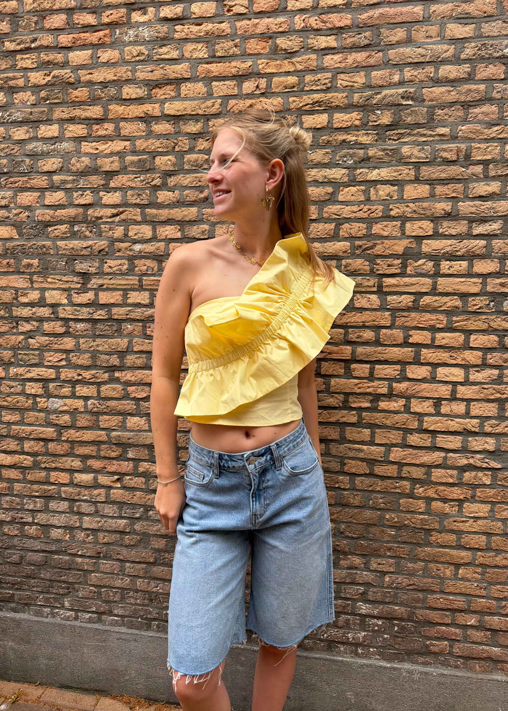 Flo Boutique Top Ruby Yellow