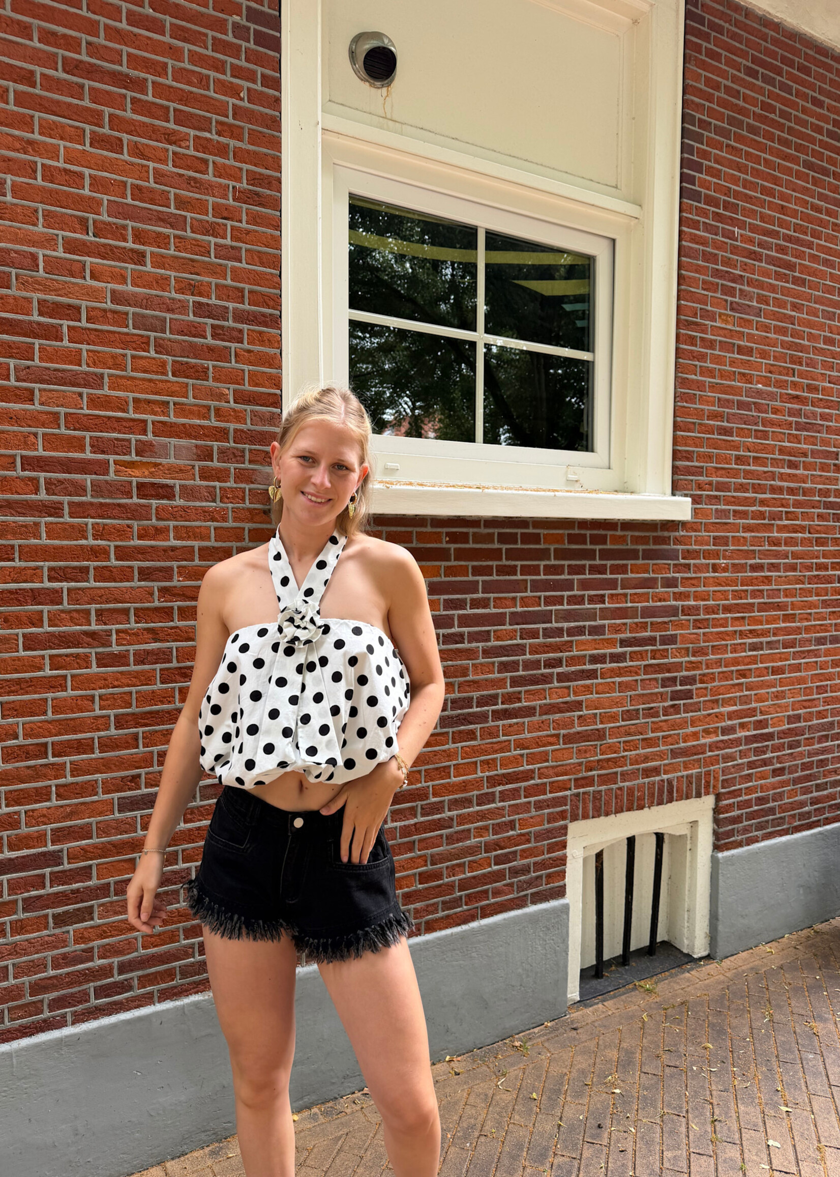 Flo Boutique Top Jinthe Dots