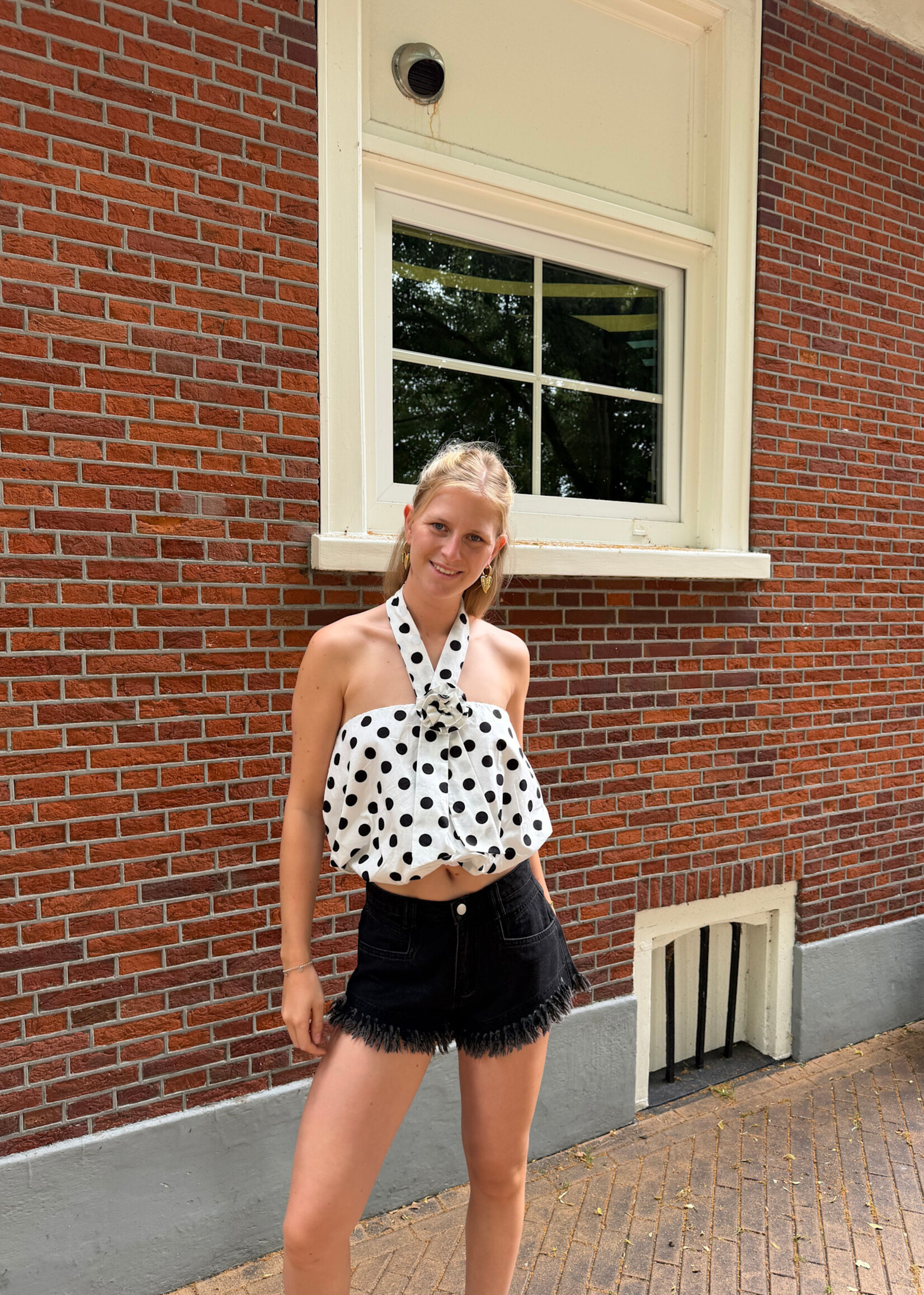 Flo Boutique Top Jinthe Dots