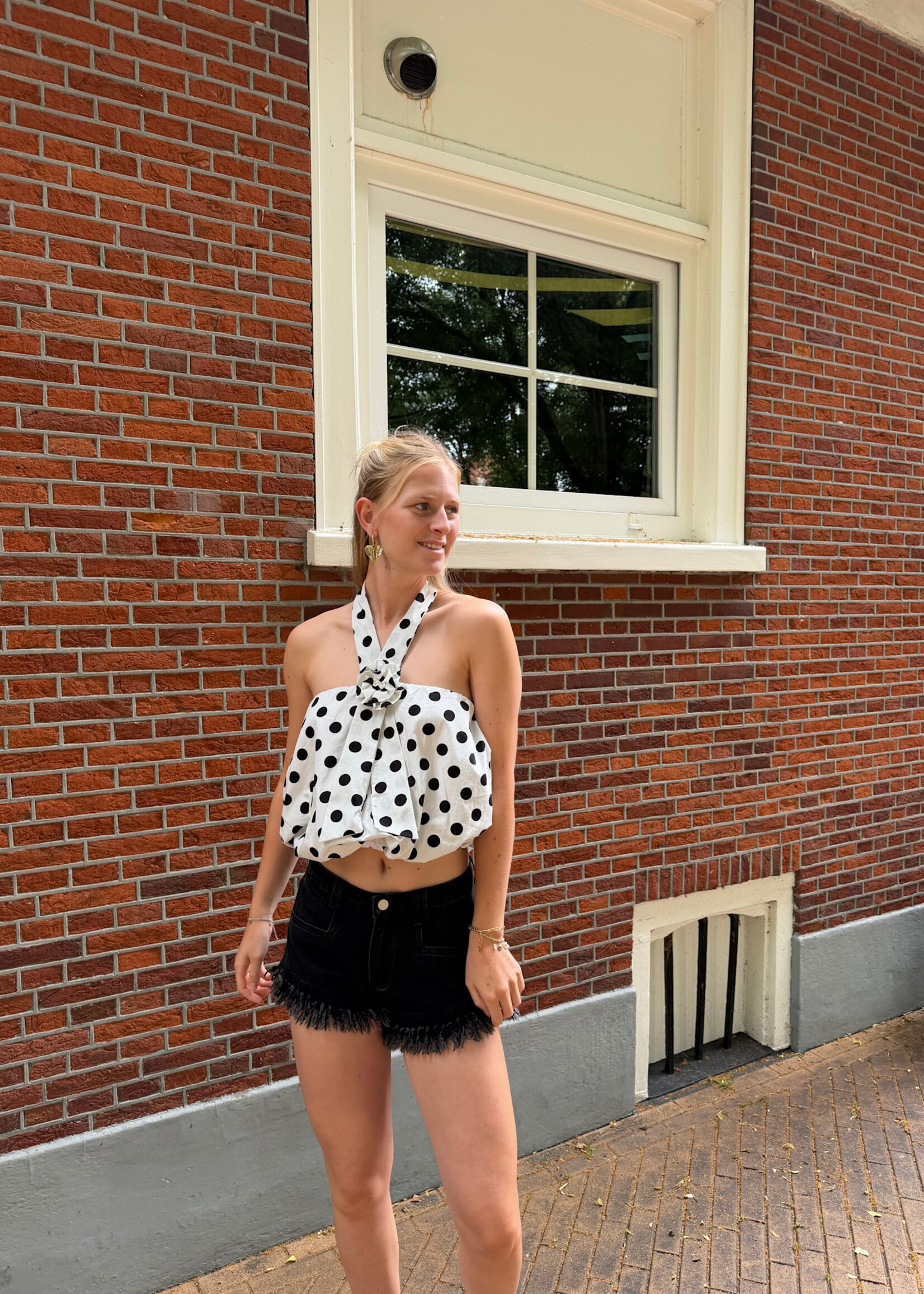 Flo Boutique Top Jinthe Dots