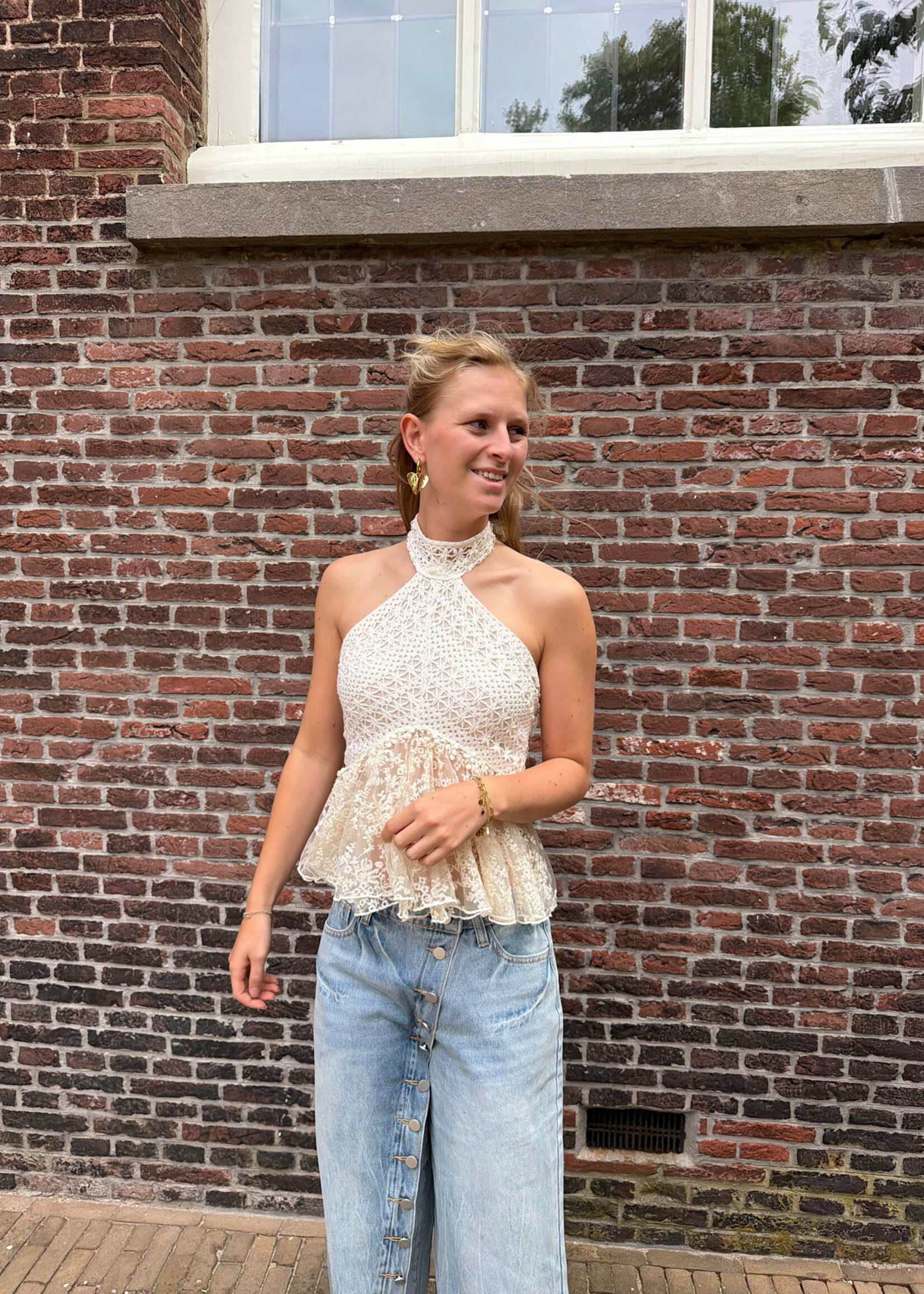 Flo Boutique Top Milou Beige