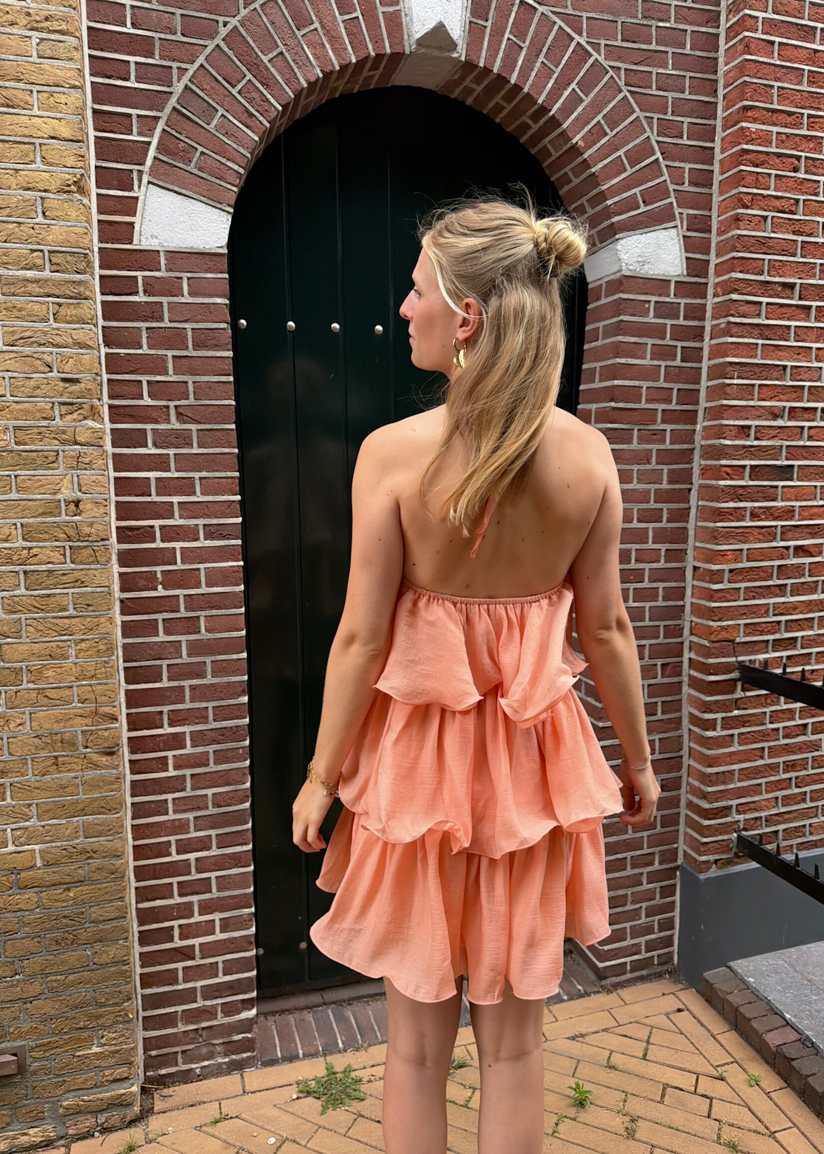Flo Boutique Jurk Minke Coral