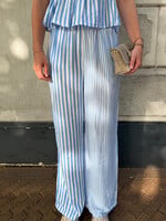 Flo Boutique Broek Lesley Blue/White