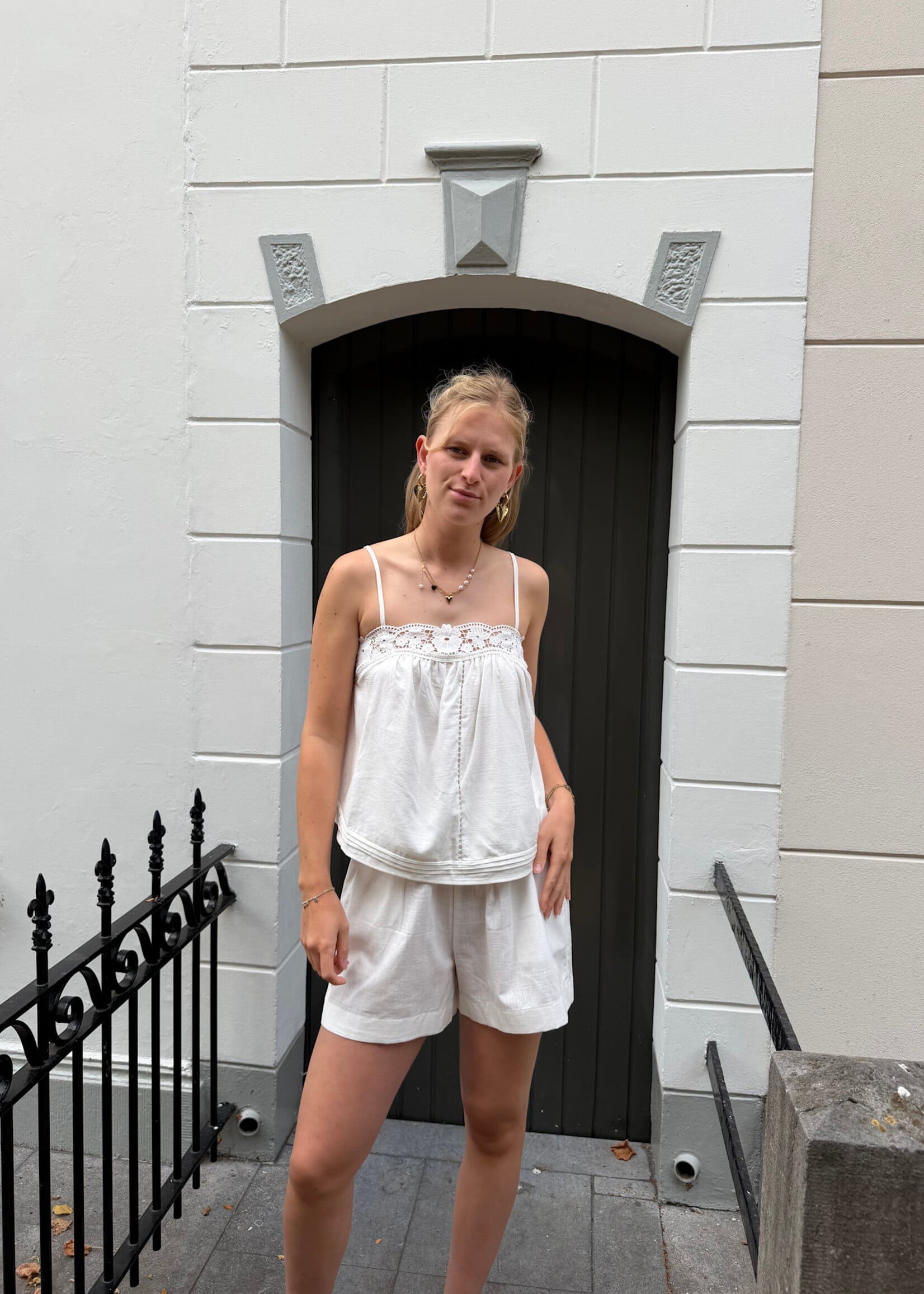 Flo Boutique Top Lize White