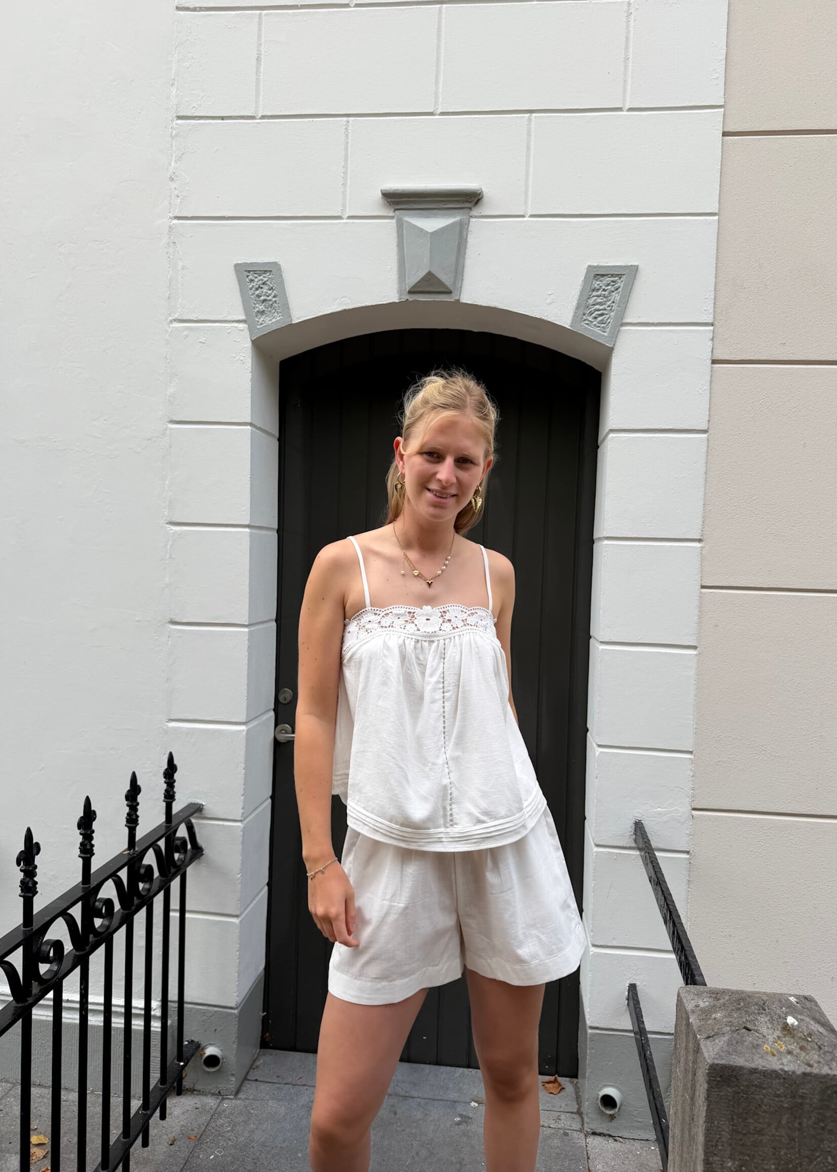 Flo Boutique Top Lize White