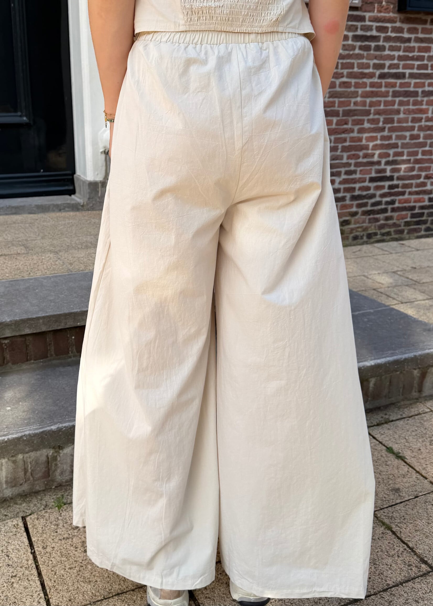 Flo Boutique Broek Jille Beige