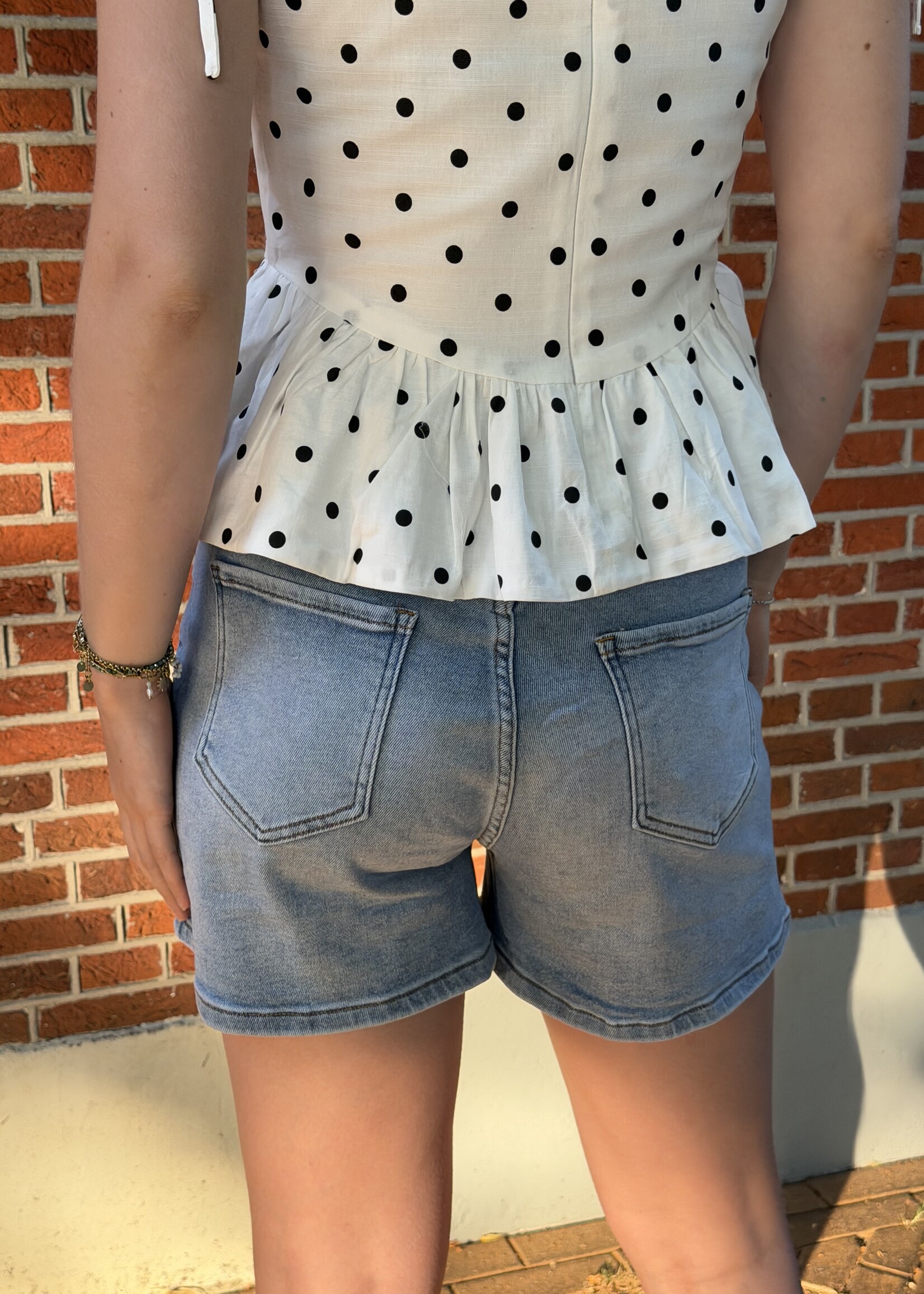 Flo Boutique Denim Short Laure Blue