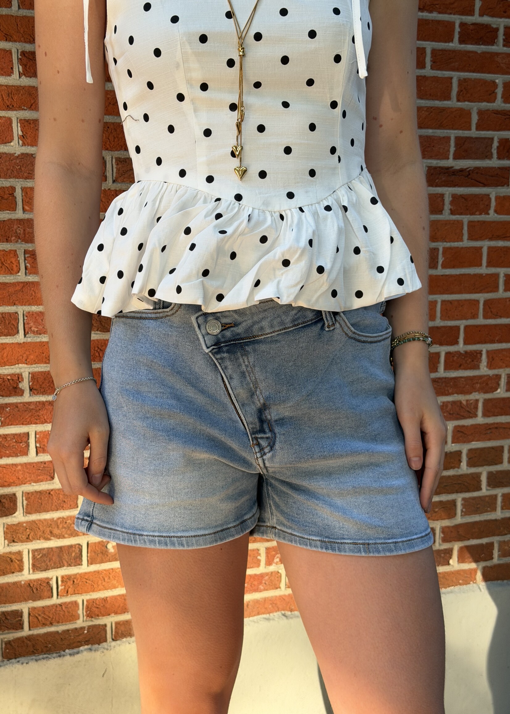 Flo Boutique Denim Short Laure Blue