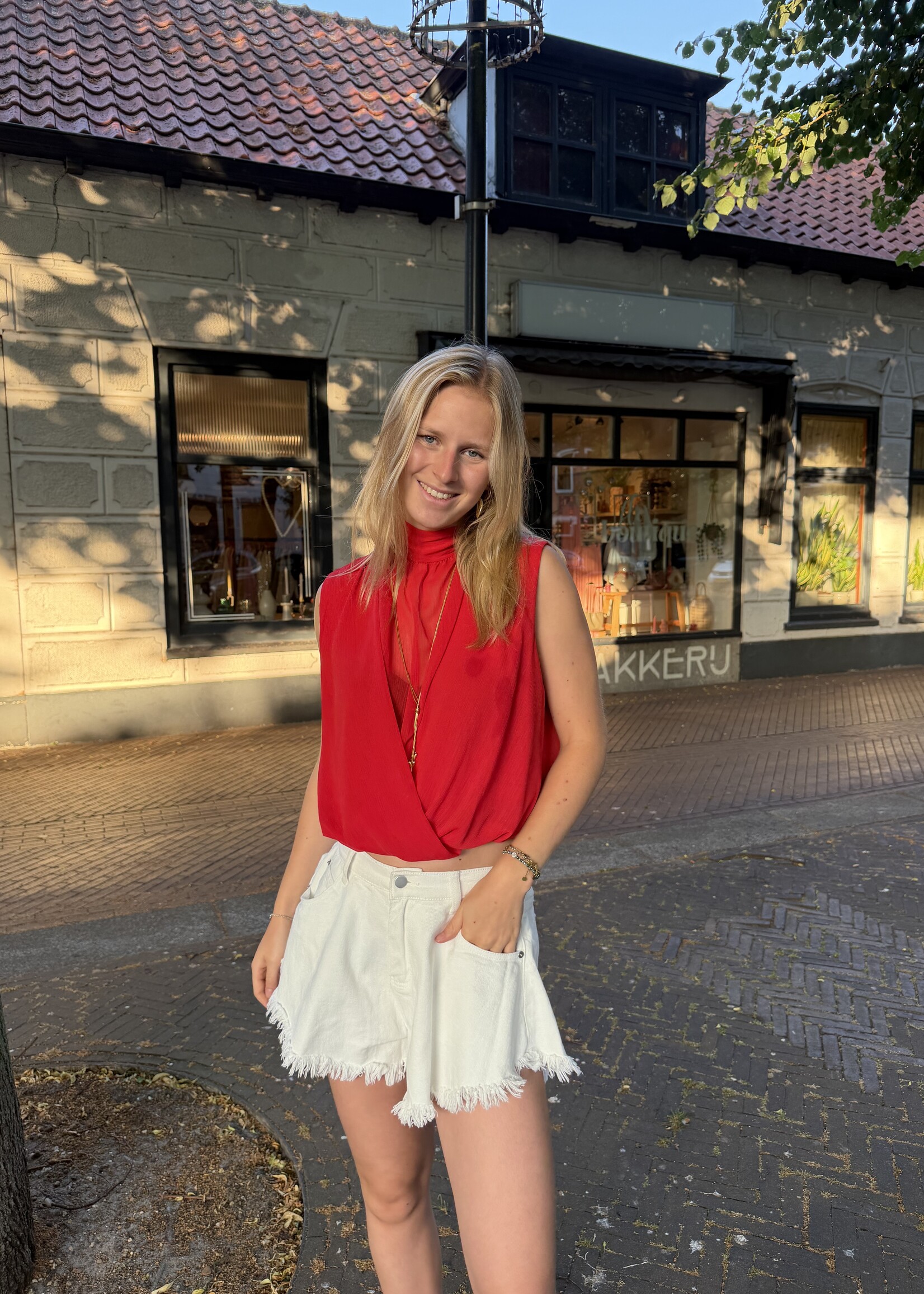 Flo Boutique Top June Red