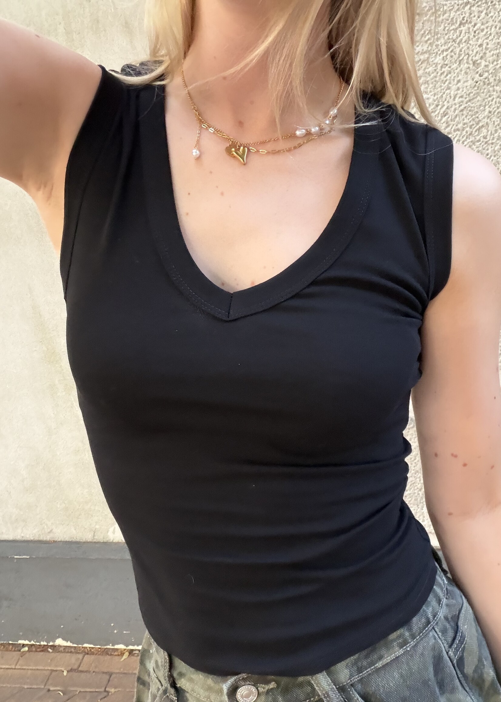 Flo Boutique Tanktop Sam Black