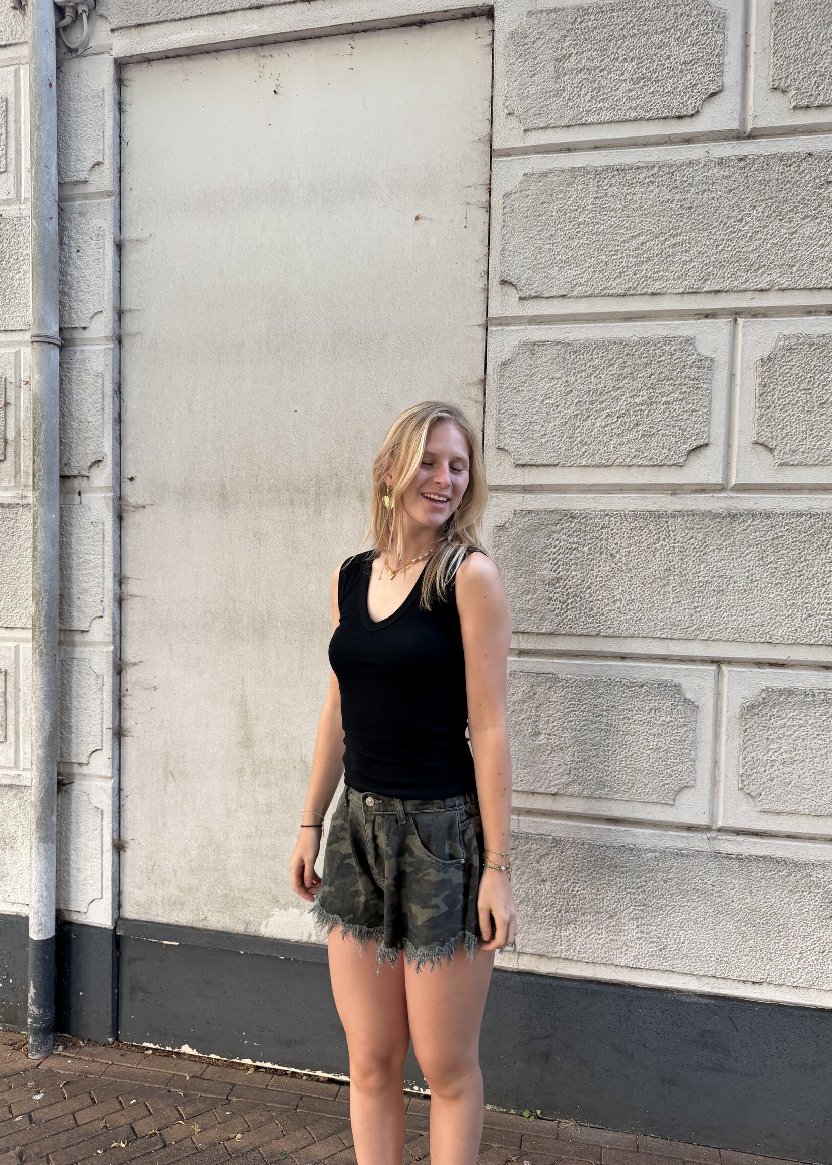 Flo Boutique Tanktop Sam Black