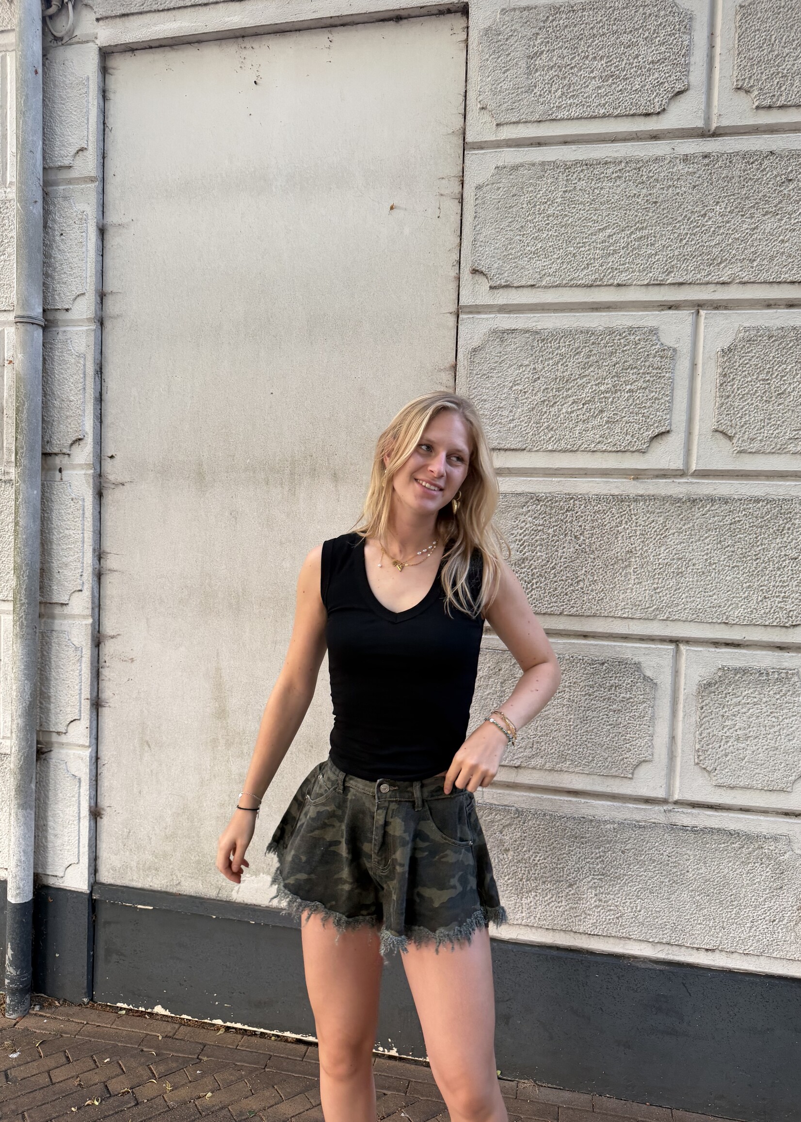 Flo Boutique Tanktop Sam Black