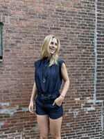 Flo Boutique Short Bobbie Dark Blue