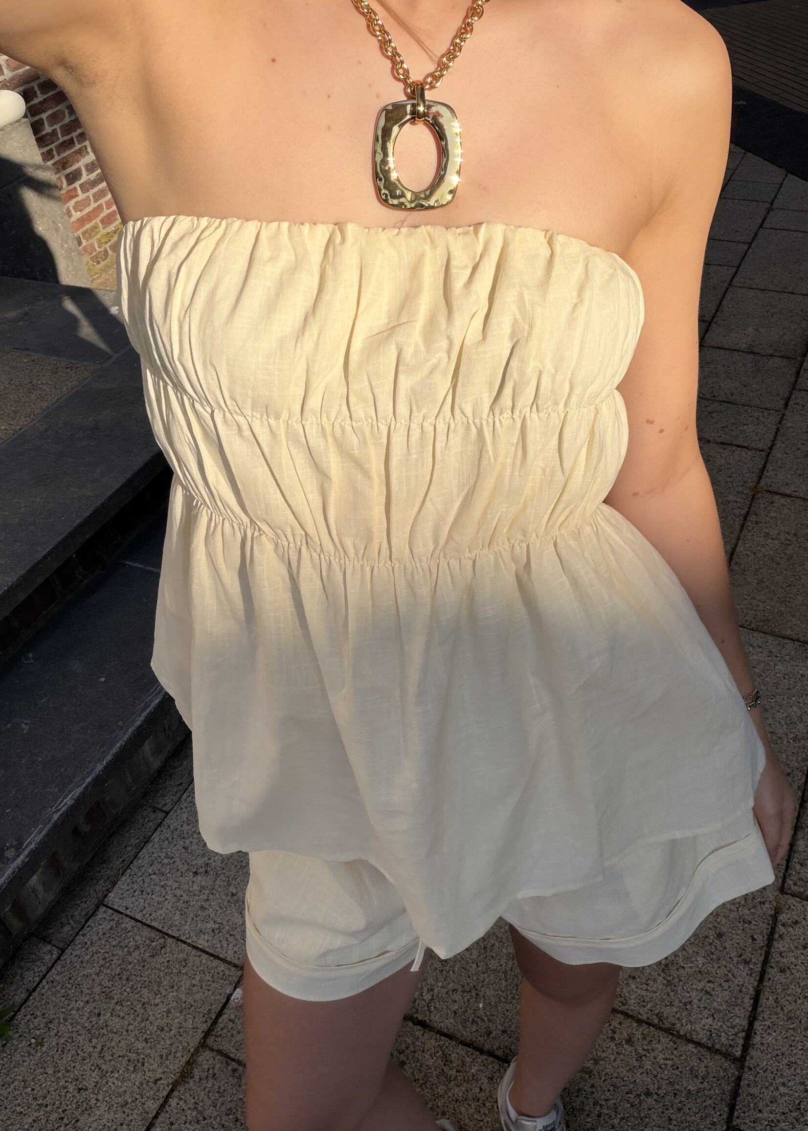 Flo Boutique Top Ylva Yellow