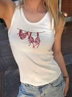 Flo Boutique Tanktop Bikini White