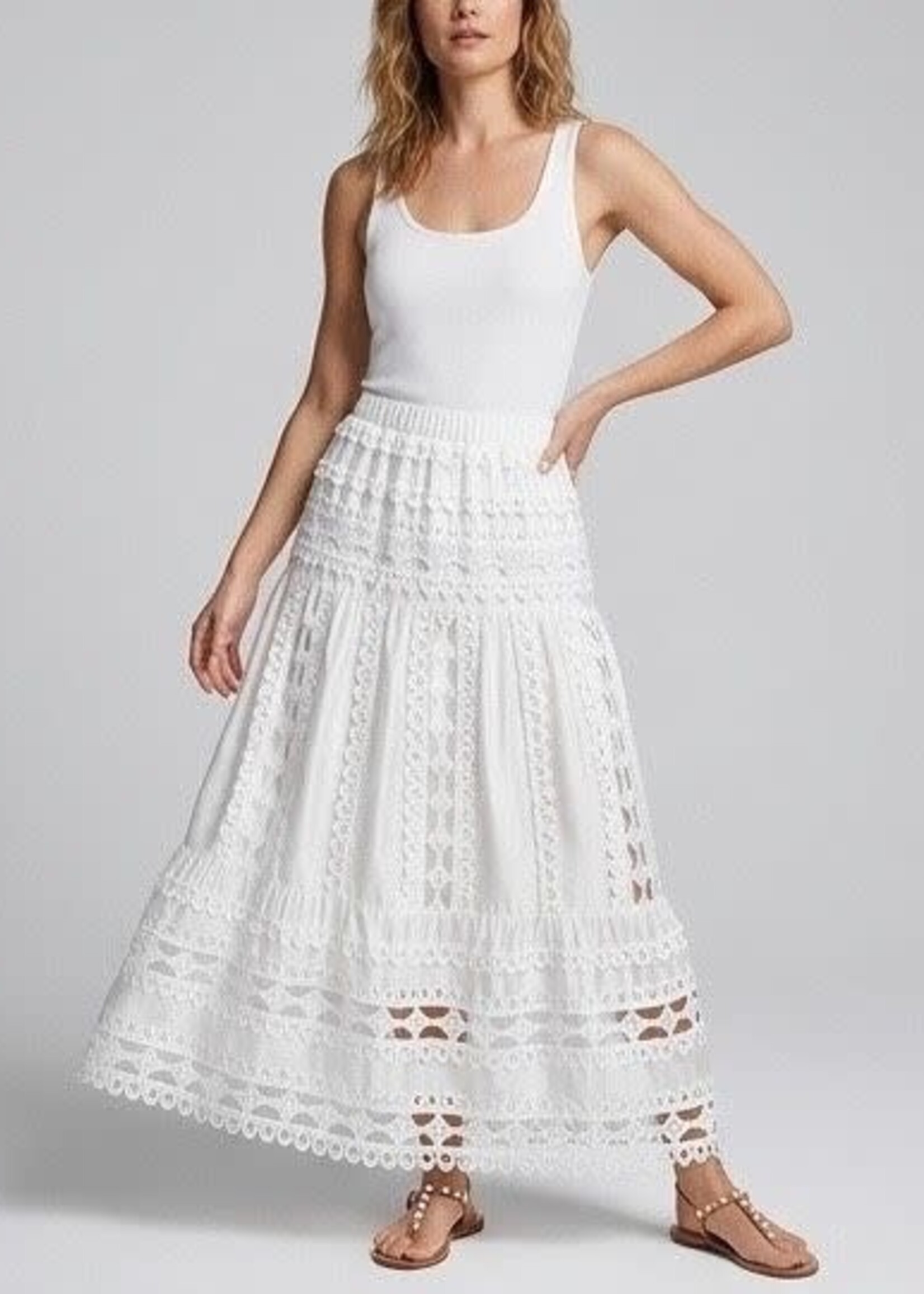 Flo Boutique Rok Phileine White
