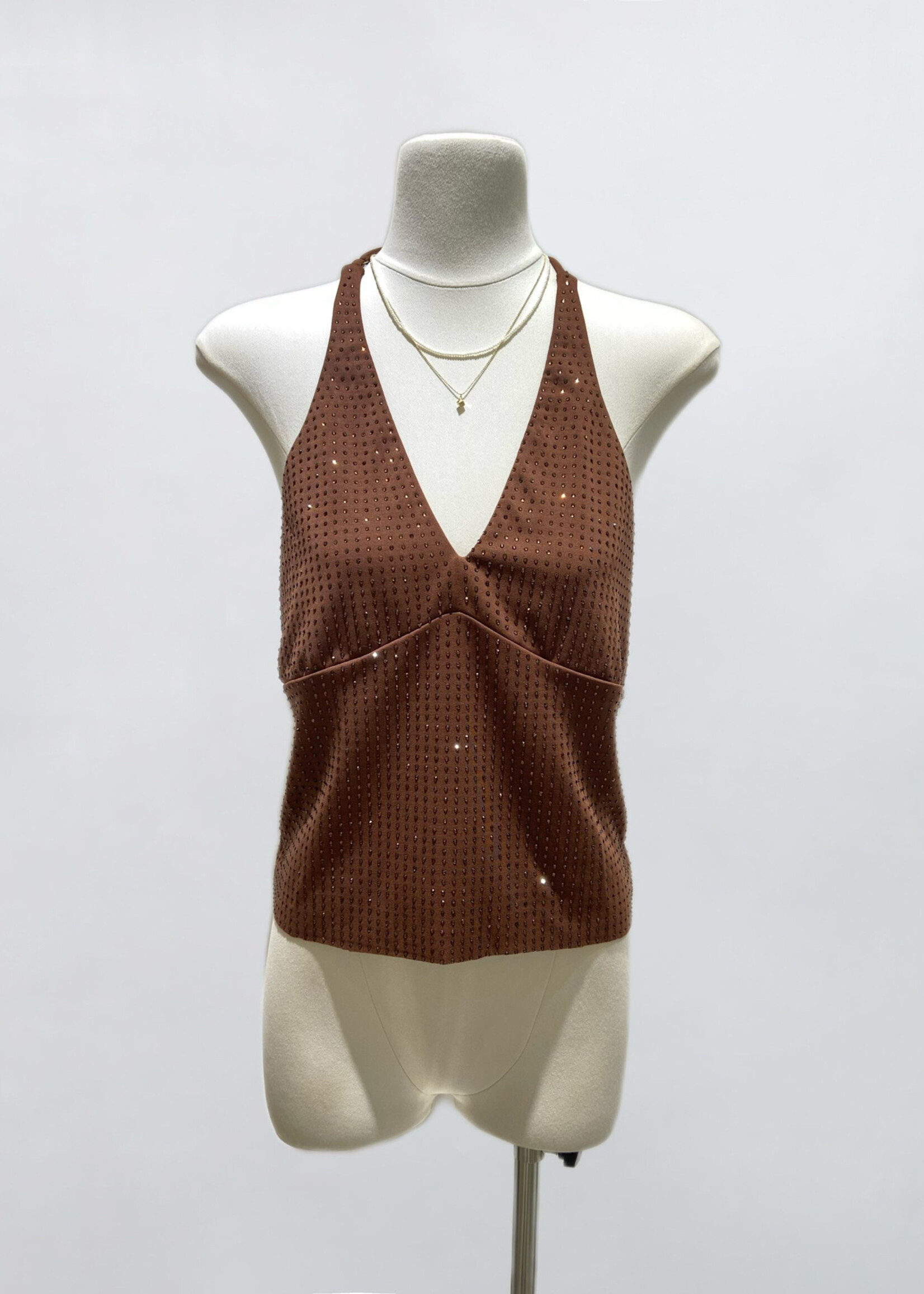 Flo Boutique Top Philly Brown