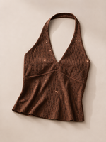 Flo Boutique Top Philly Brown