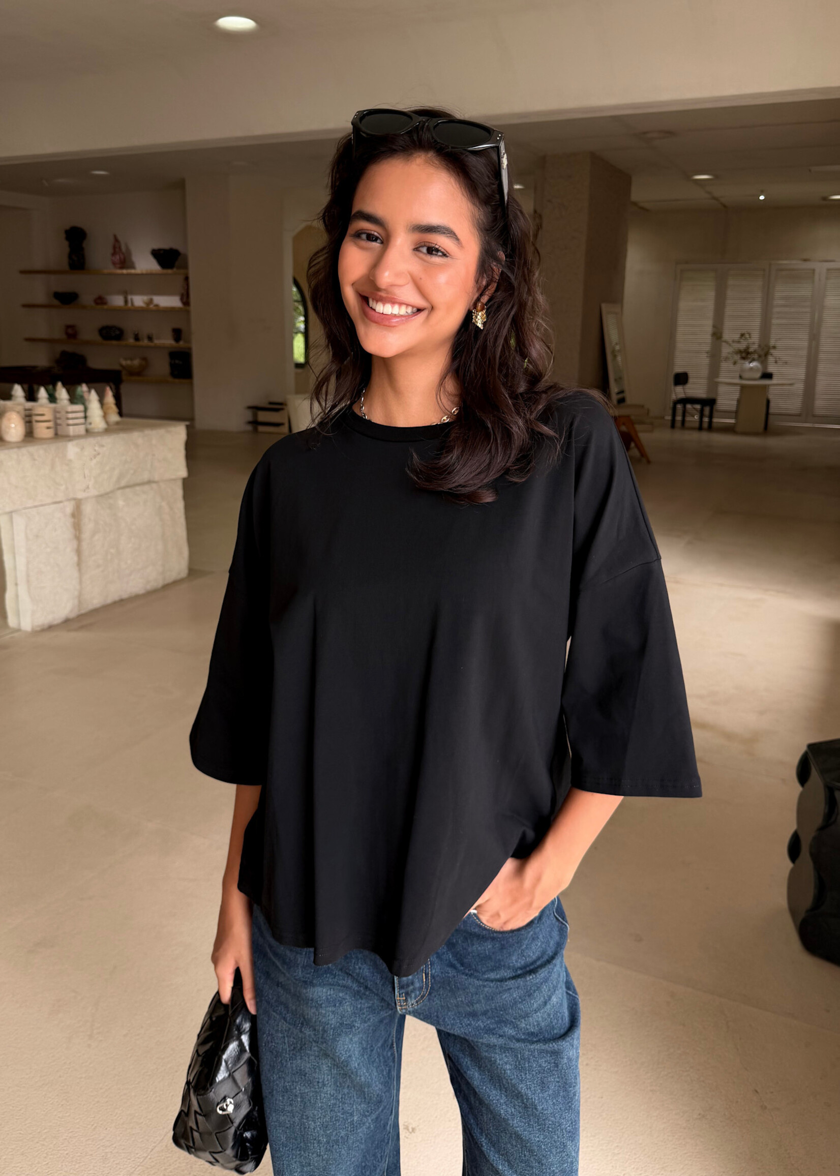 Flo Boutique Top Phoebe Black