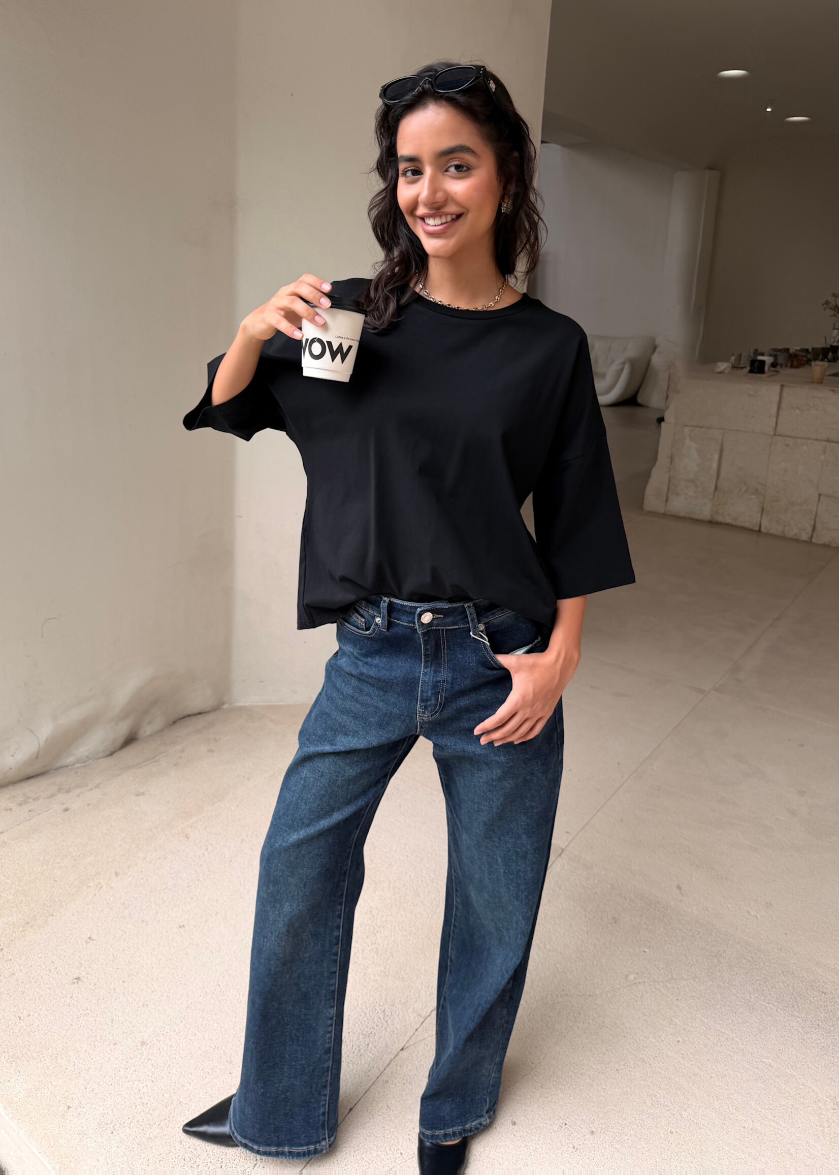 Flo Boutique Top Phoebe Black