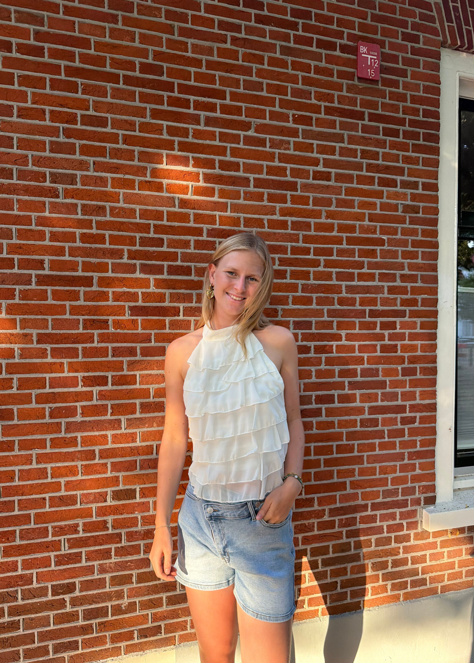 Flo Boutique Top Maddie White
