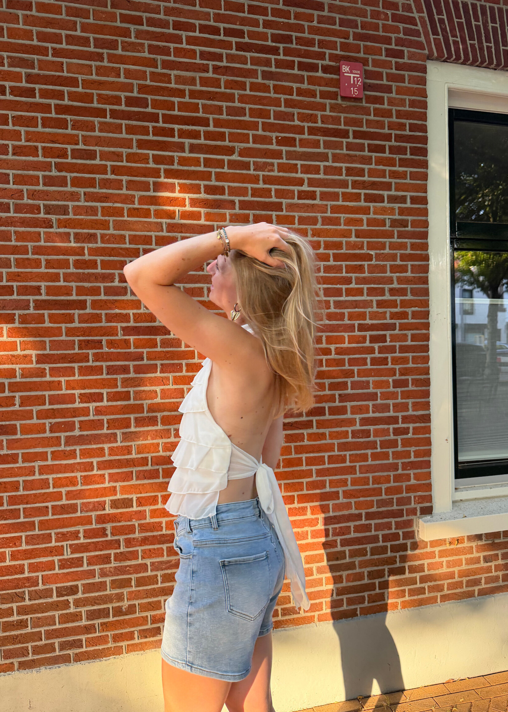 Flo Boutique Top Maddie White