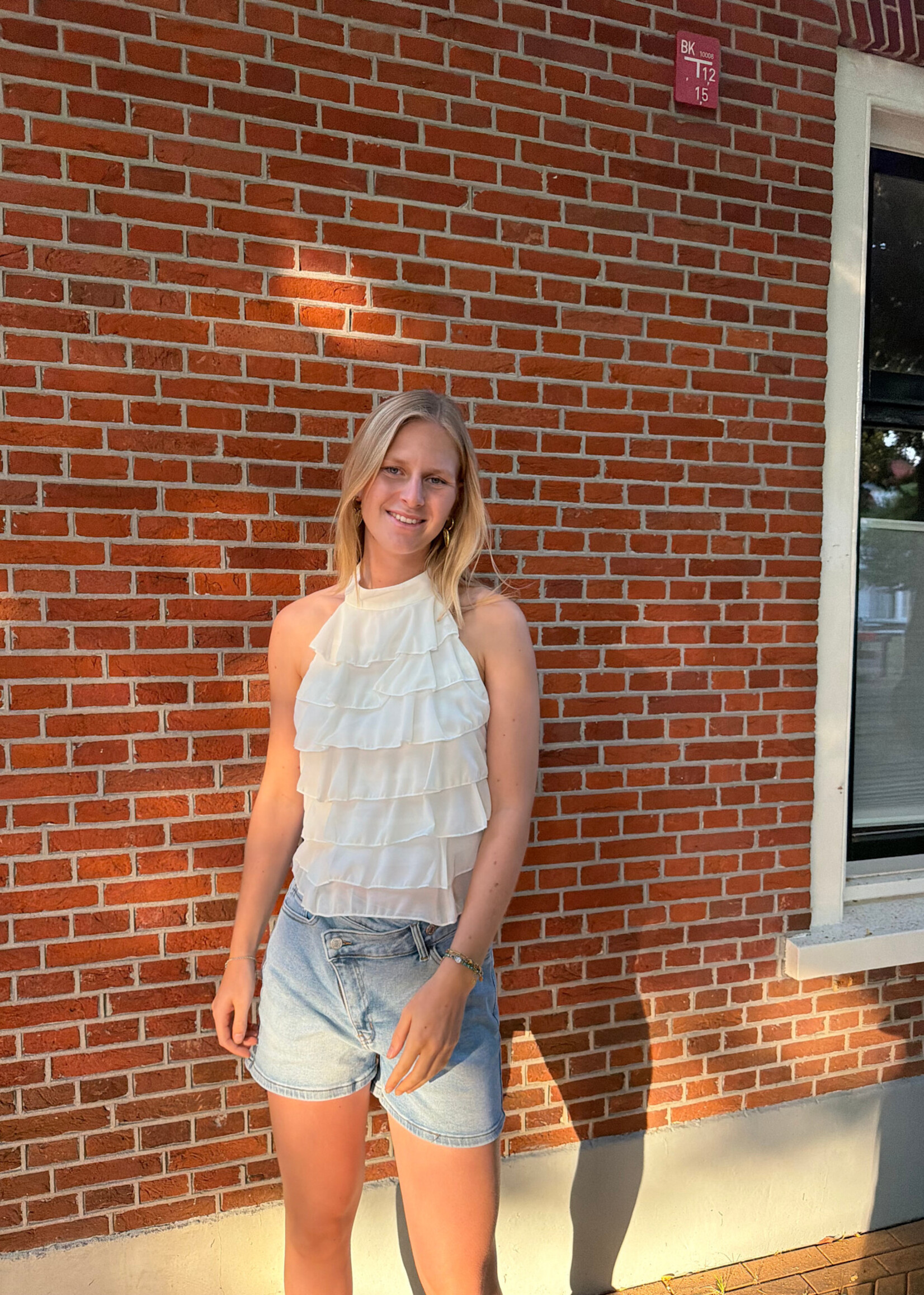 Flo Boutique Top Maddie White