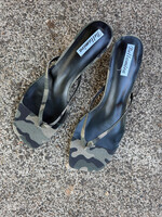 Flo Boutique Teenslipper Kitten Heel Ravi Camo