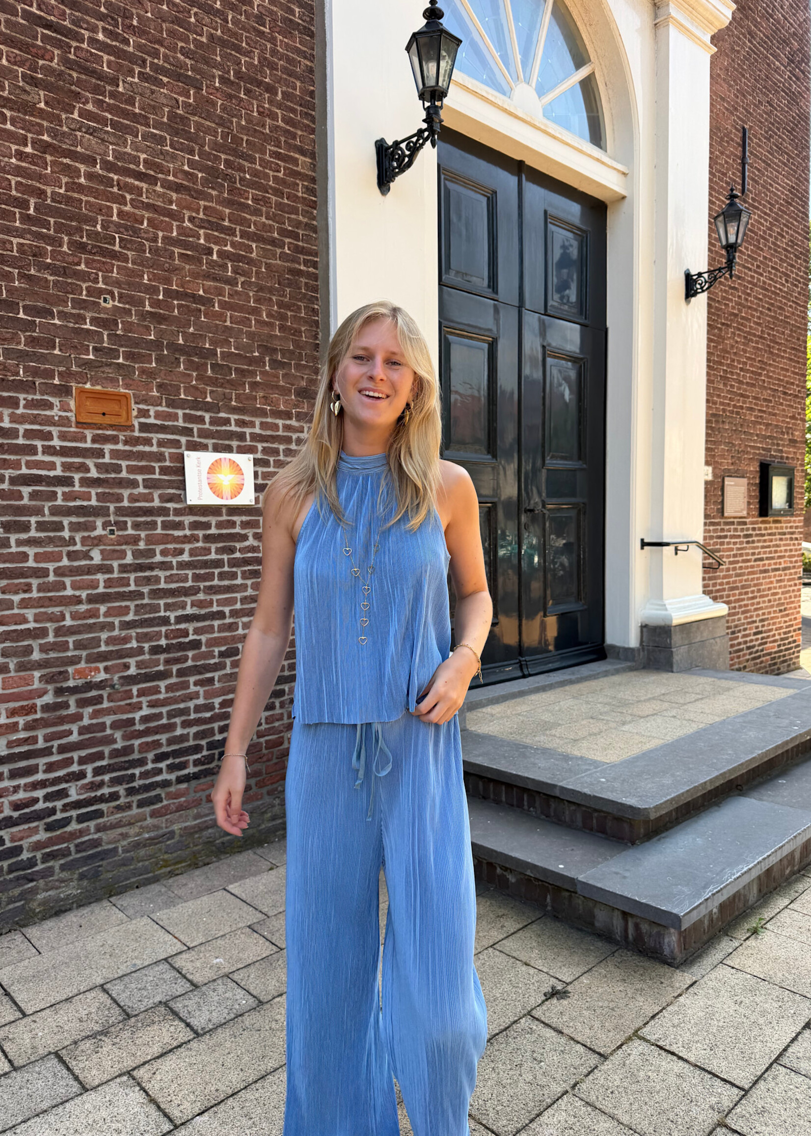 Flo Boutique Broek Gaby Blue