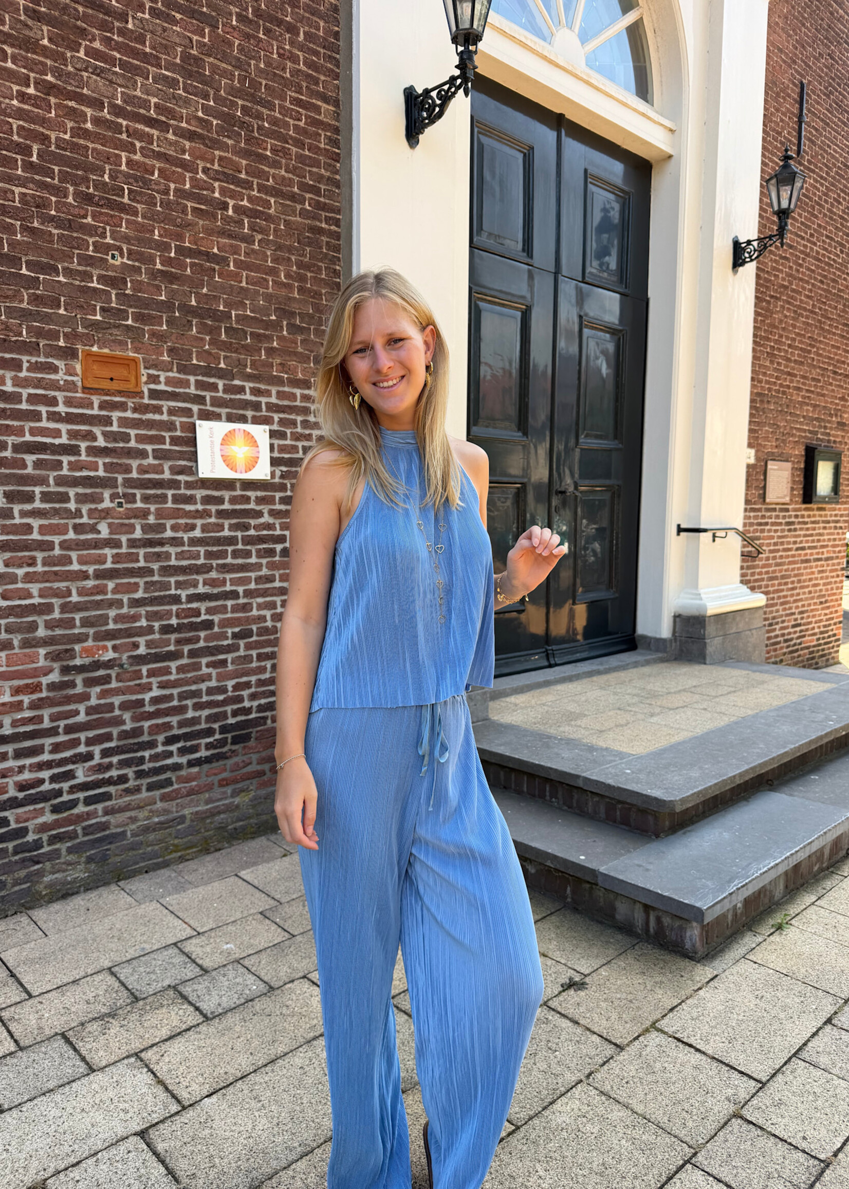 Flo Boutique Broek Gaby Blue