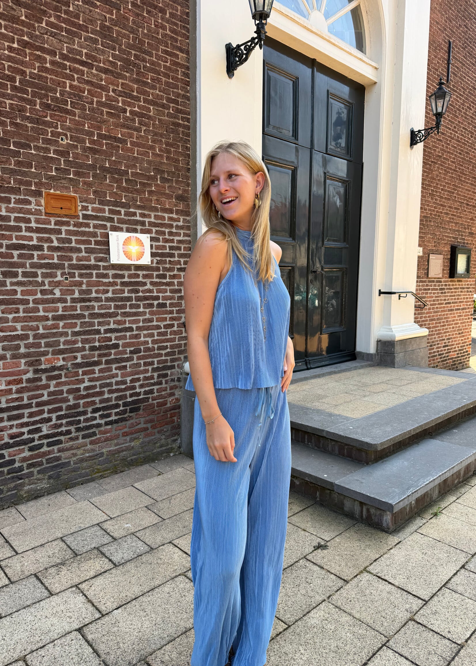 Flo Boutique Top Gaby Blue