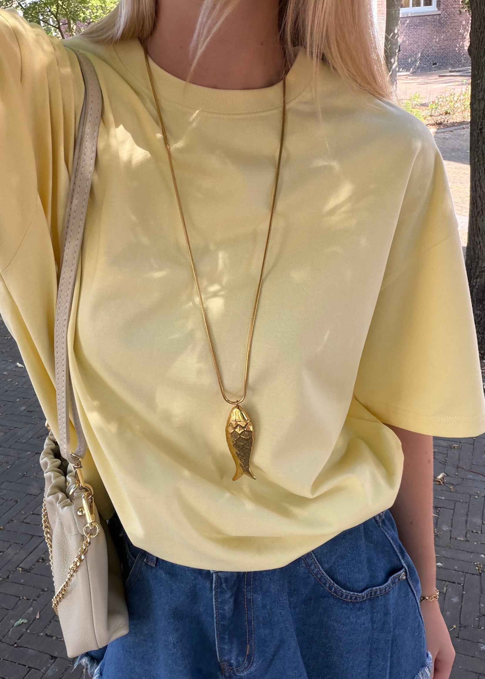 Flo Boutique Tee Danie Yellow