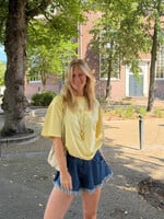 Flo Boutique Tee Danie Yellow