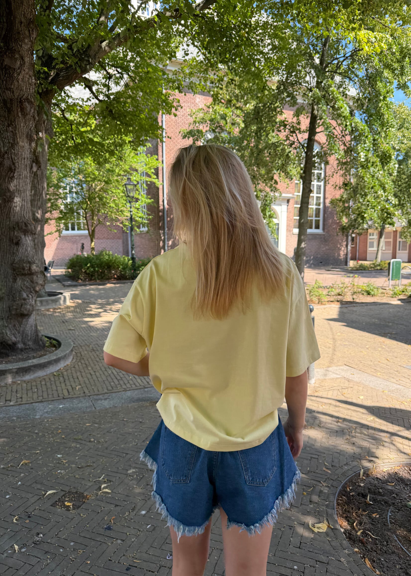 Flo Boutique Tee Danie Yellow