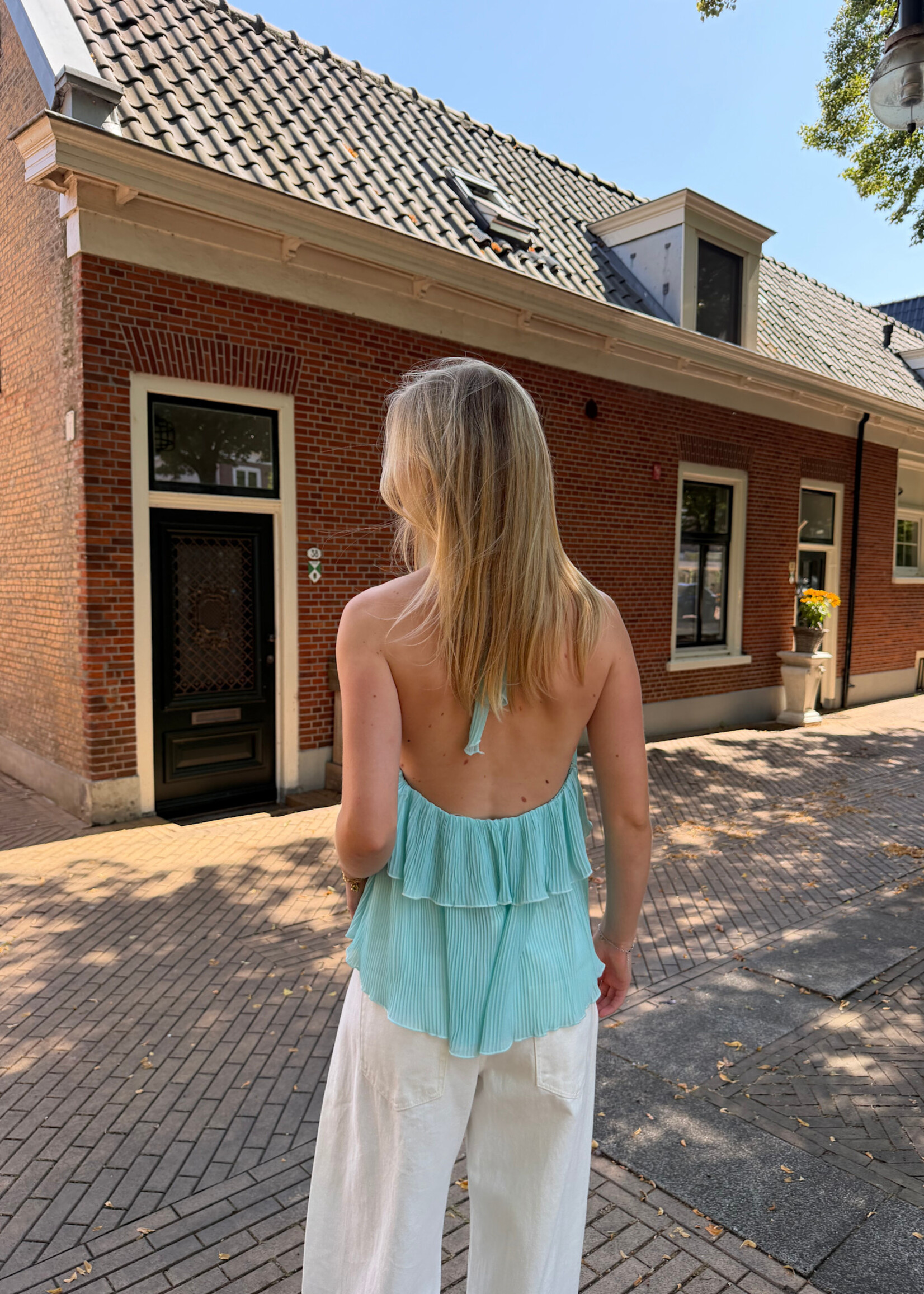 Flo Boutique Top Gina Turquoise