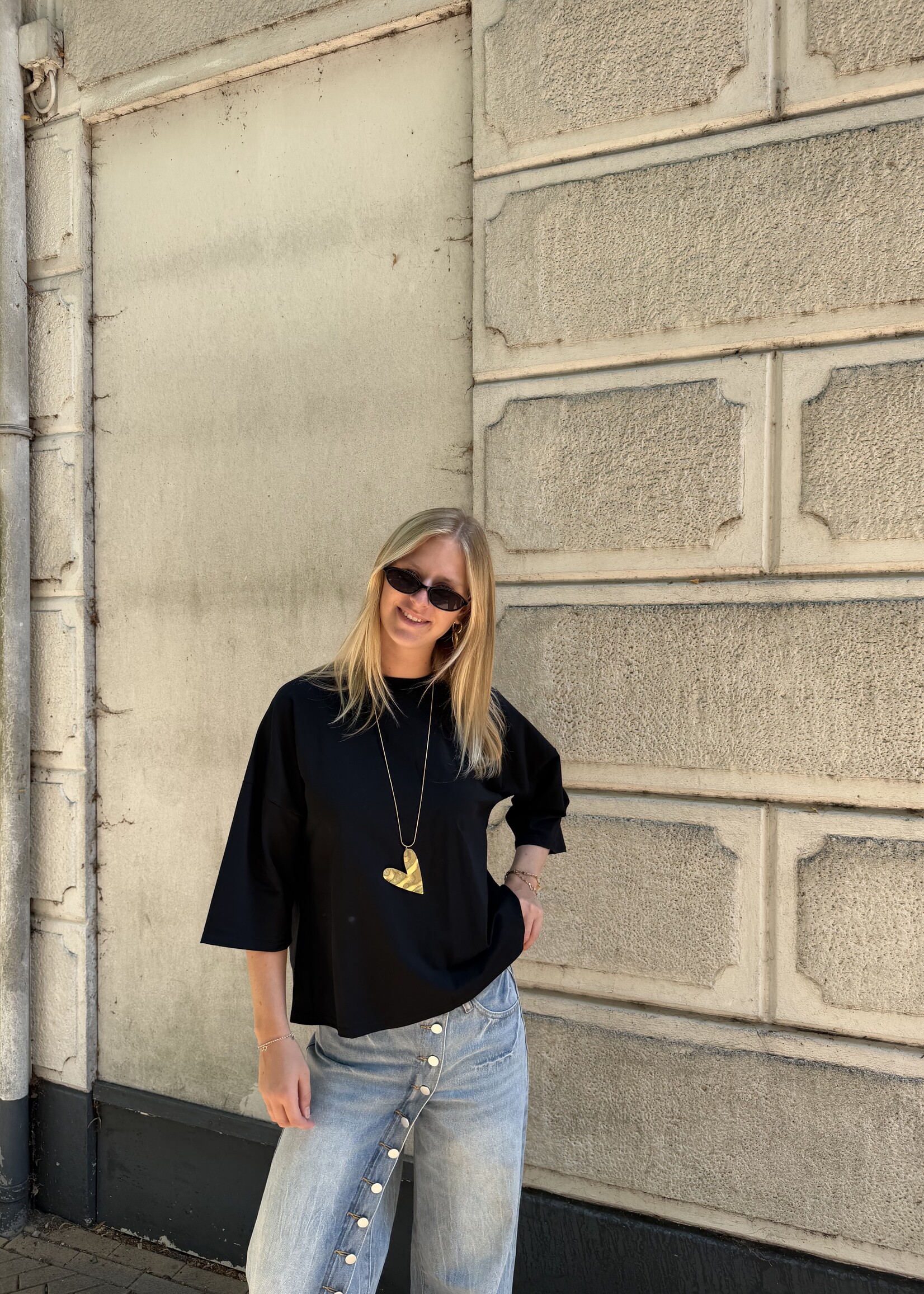 Flo Boutique Top Phoebe Black