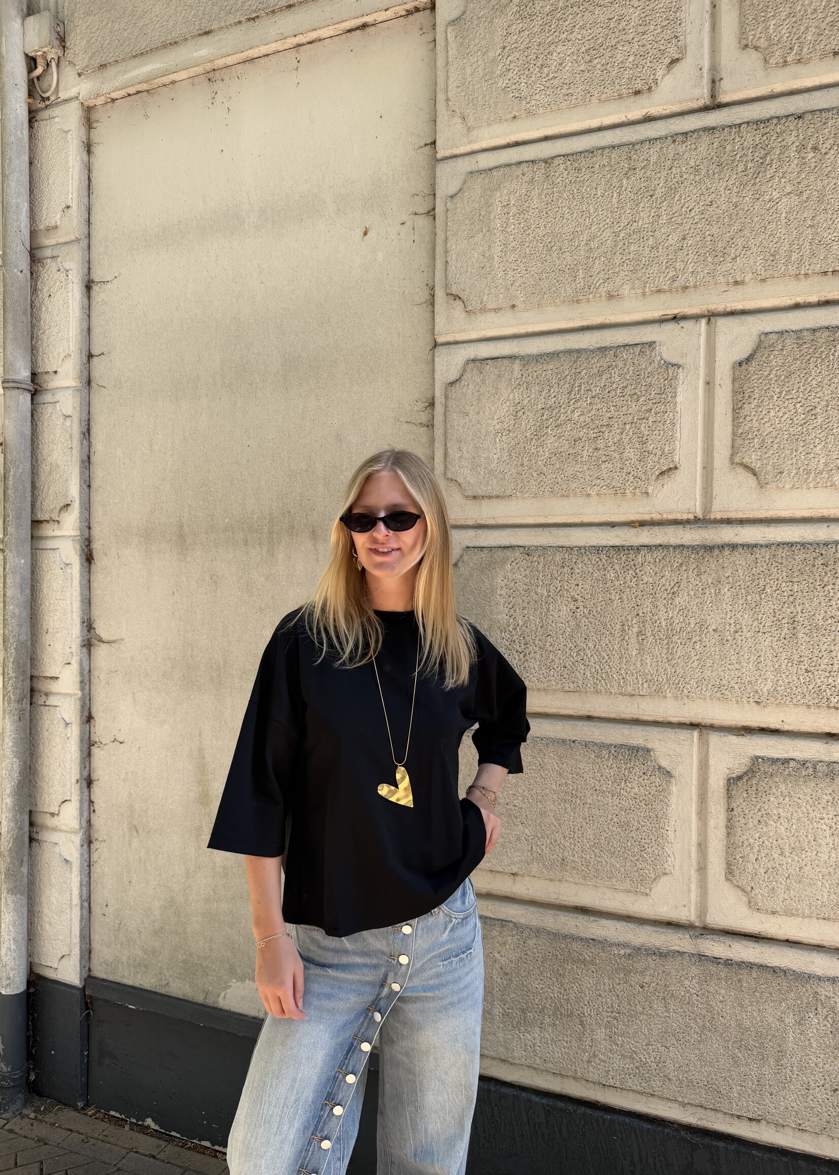 Flo Boutique Top Phoebe Black