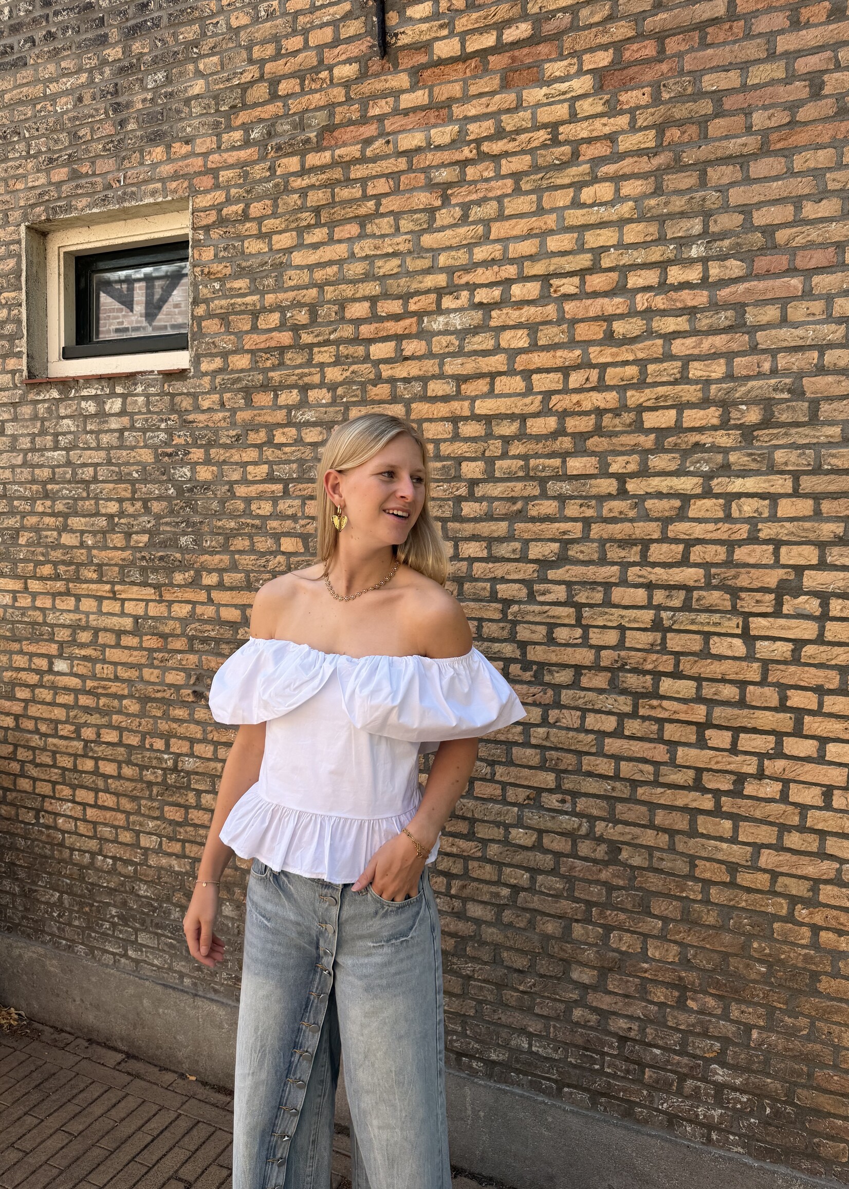 Flo Boutique Top Phie White