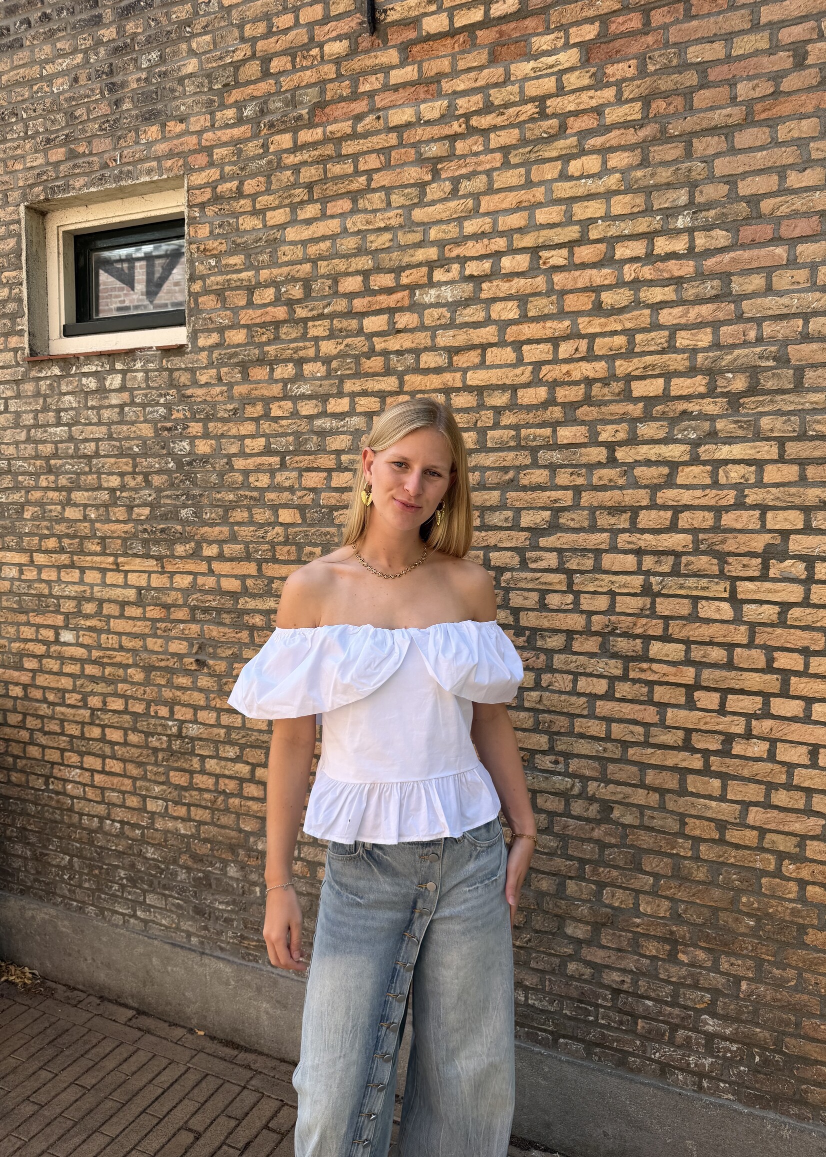 Flo Boutique Top Phie White