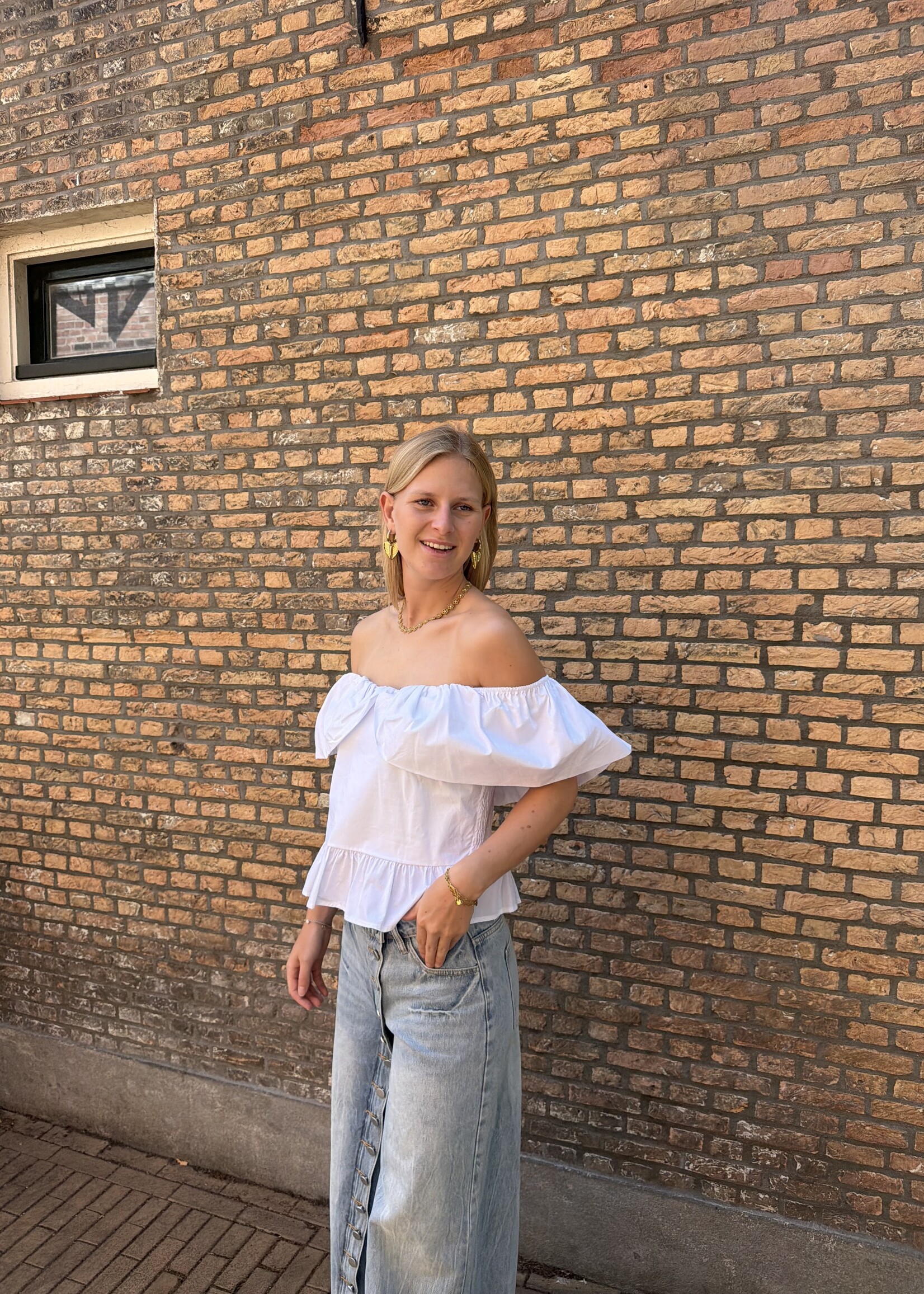 Flo Boutique Top Phie White
