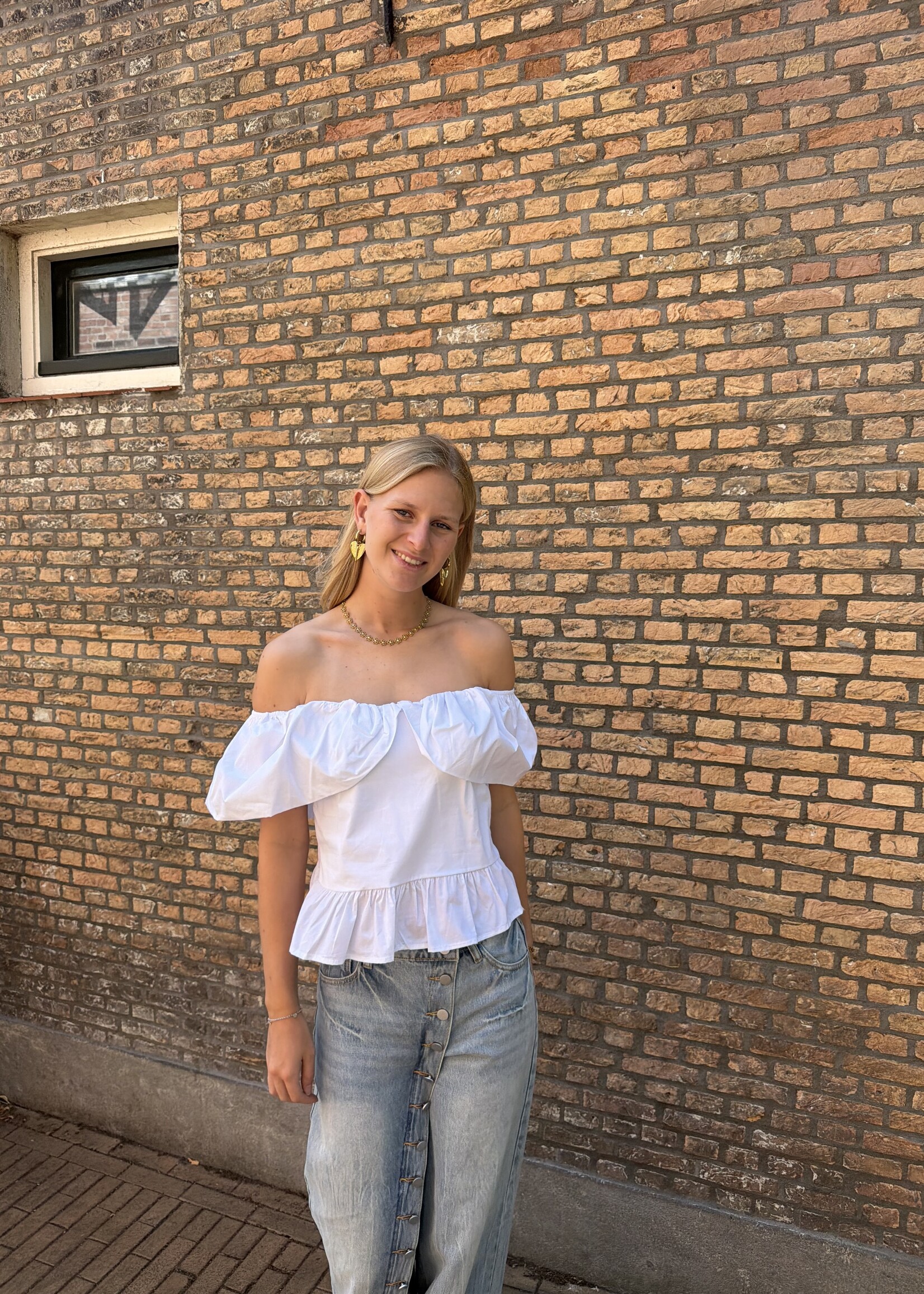 Flo Boutique Top Phie White
