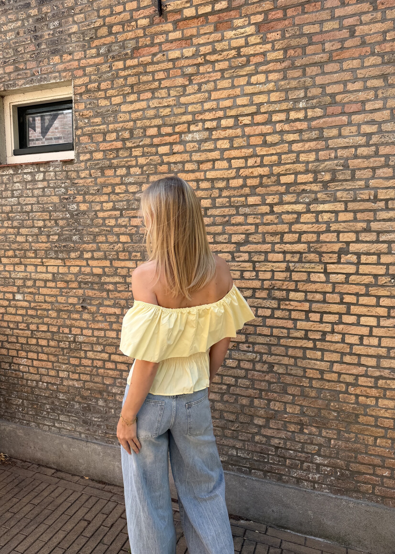 Flo Boutique Top Phie Yellow