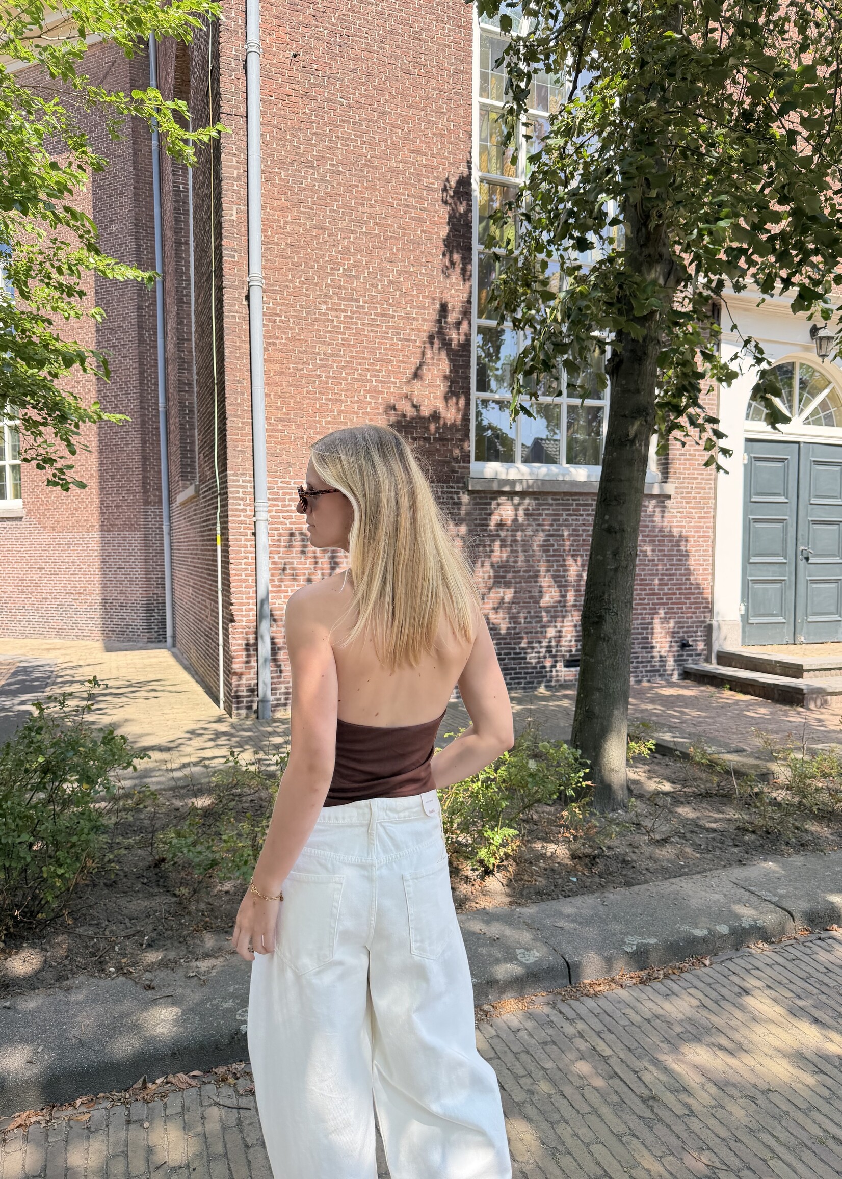 Flo Boutique Top Philly Brown